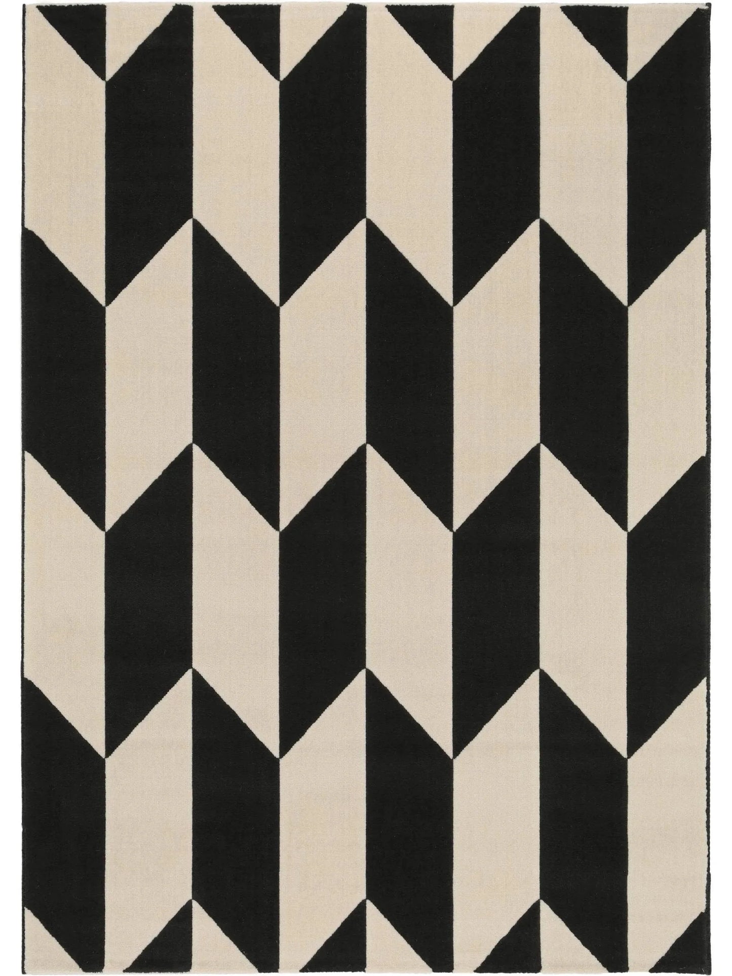 Covor Dessert Black/White 