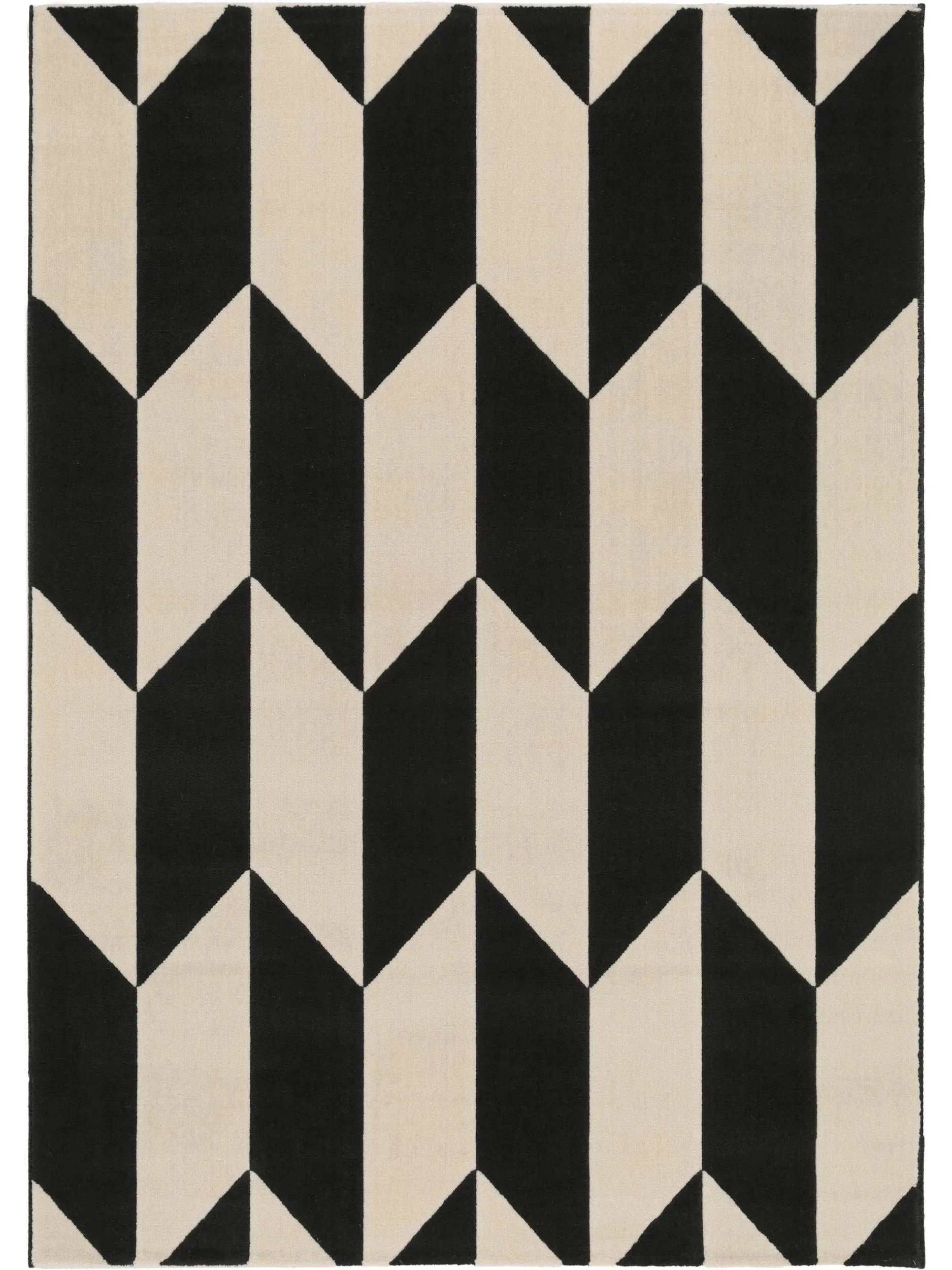 Covor Dessert Black/White 