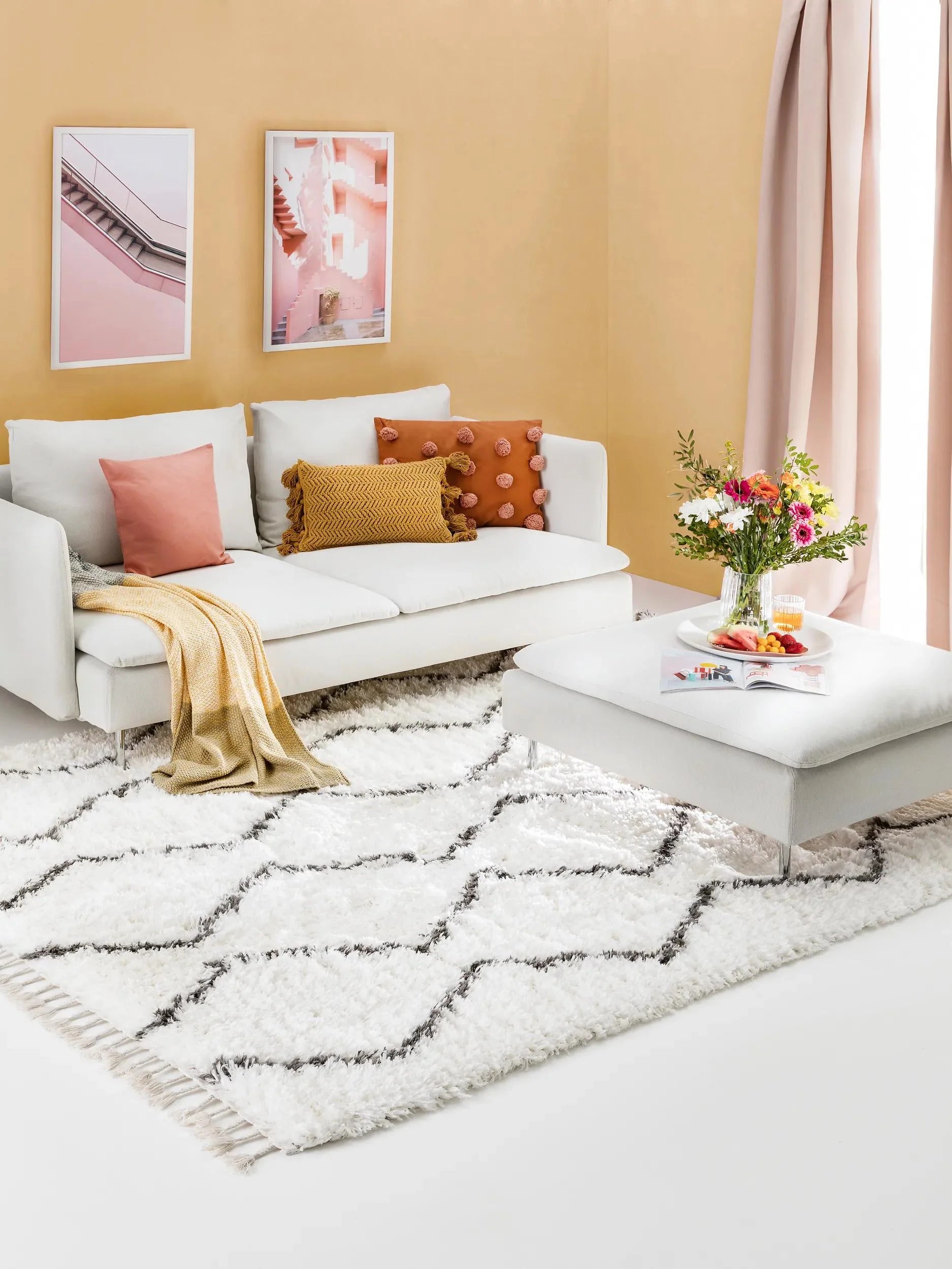 Covor Shaggy Ebba Beige 