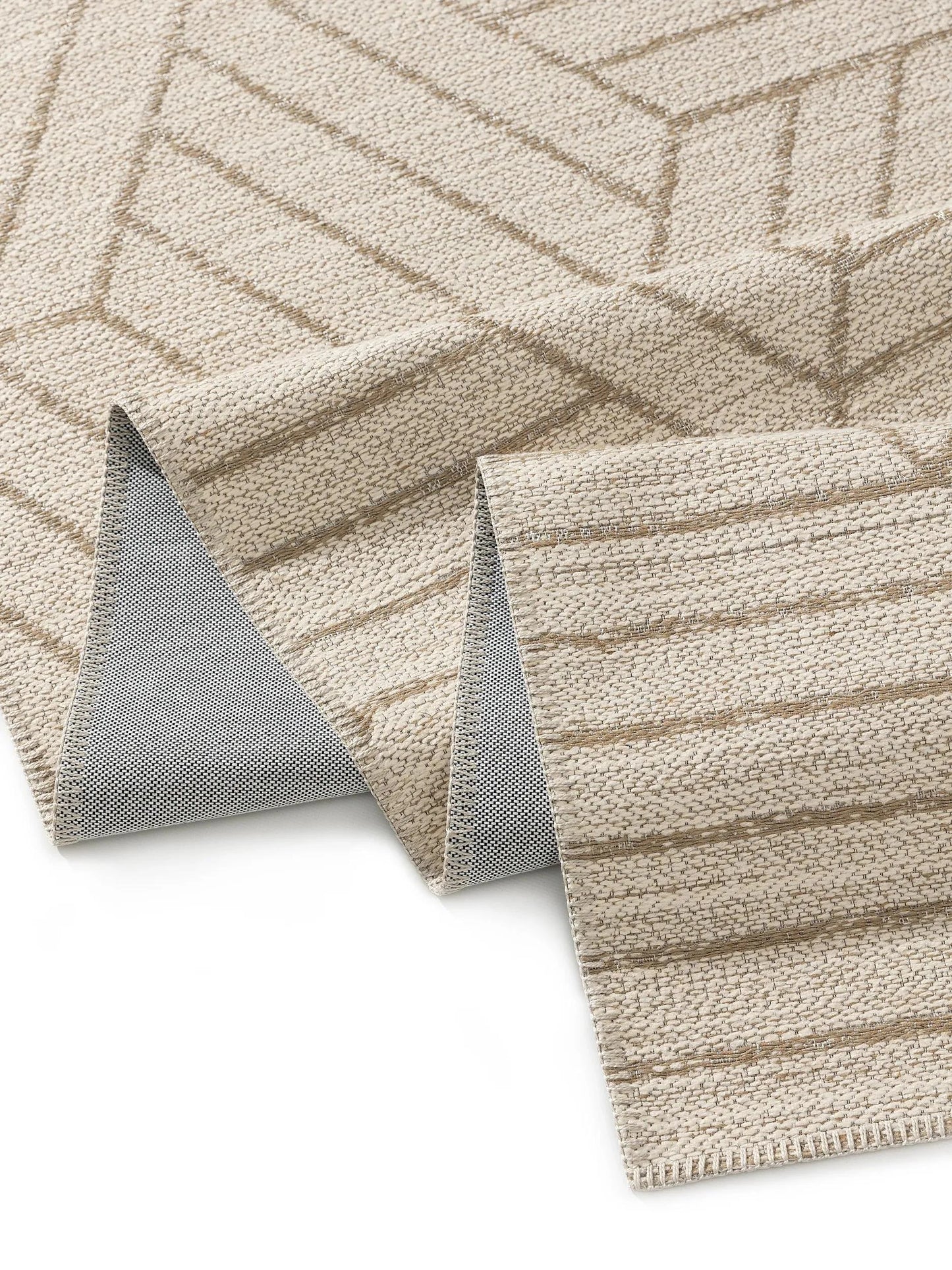 Covor țesătură plată Elena Cream/Beige 