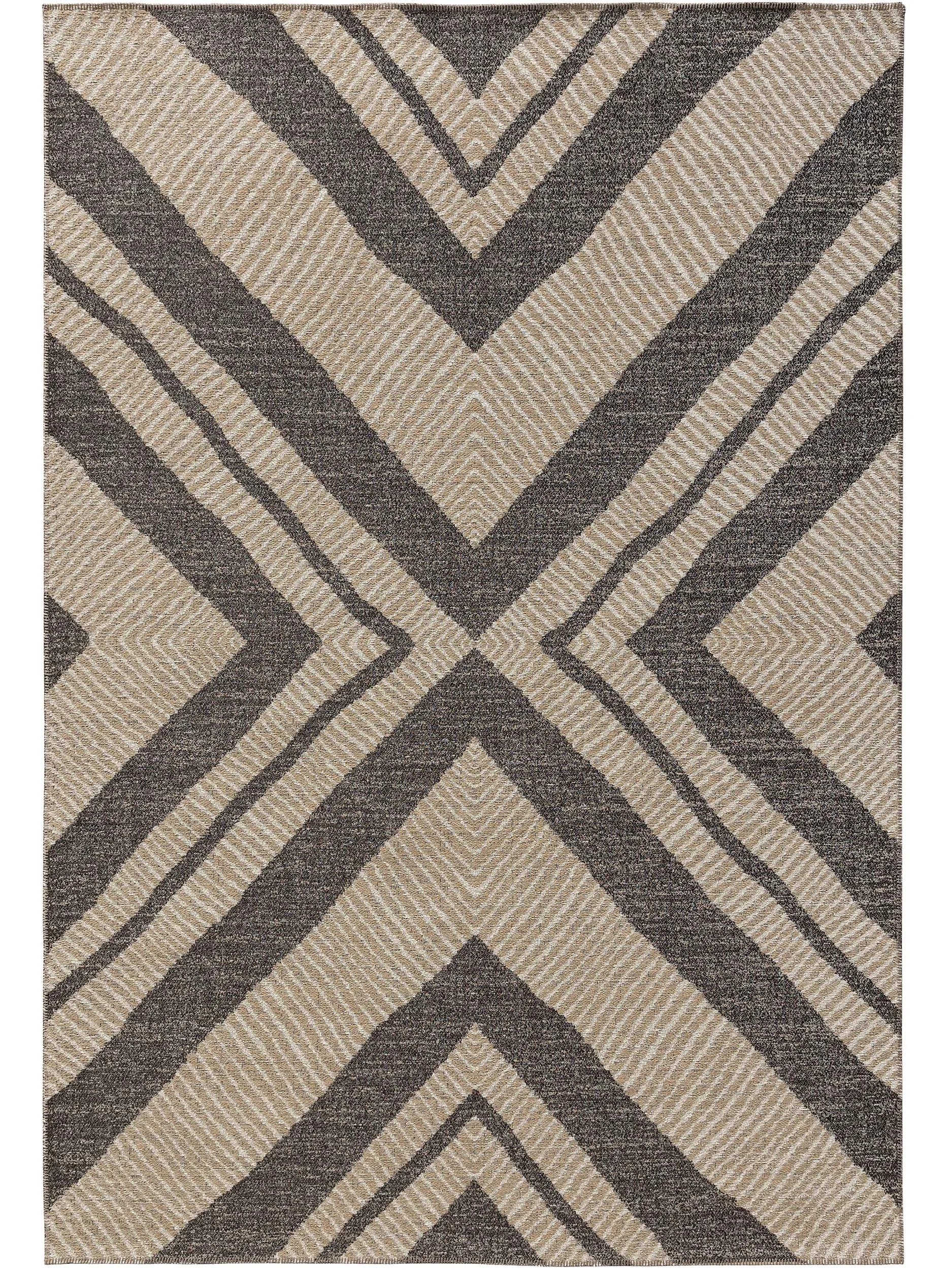 Covor țesătură plată Elena Beige/Brown 