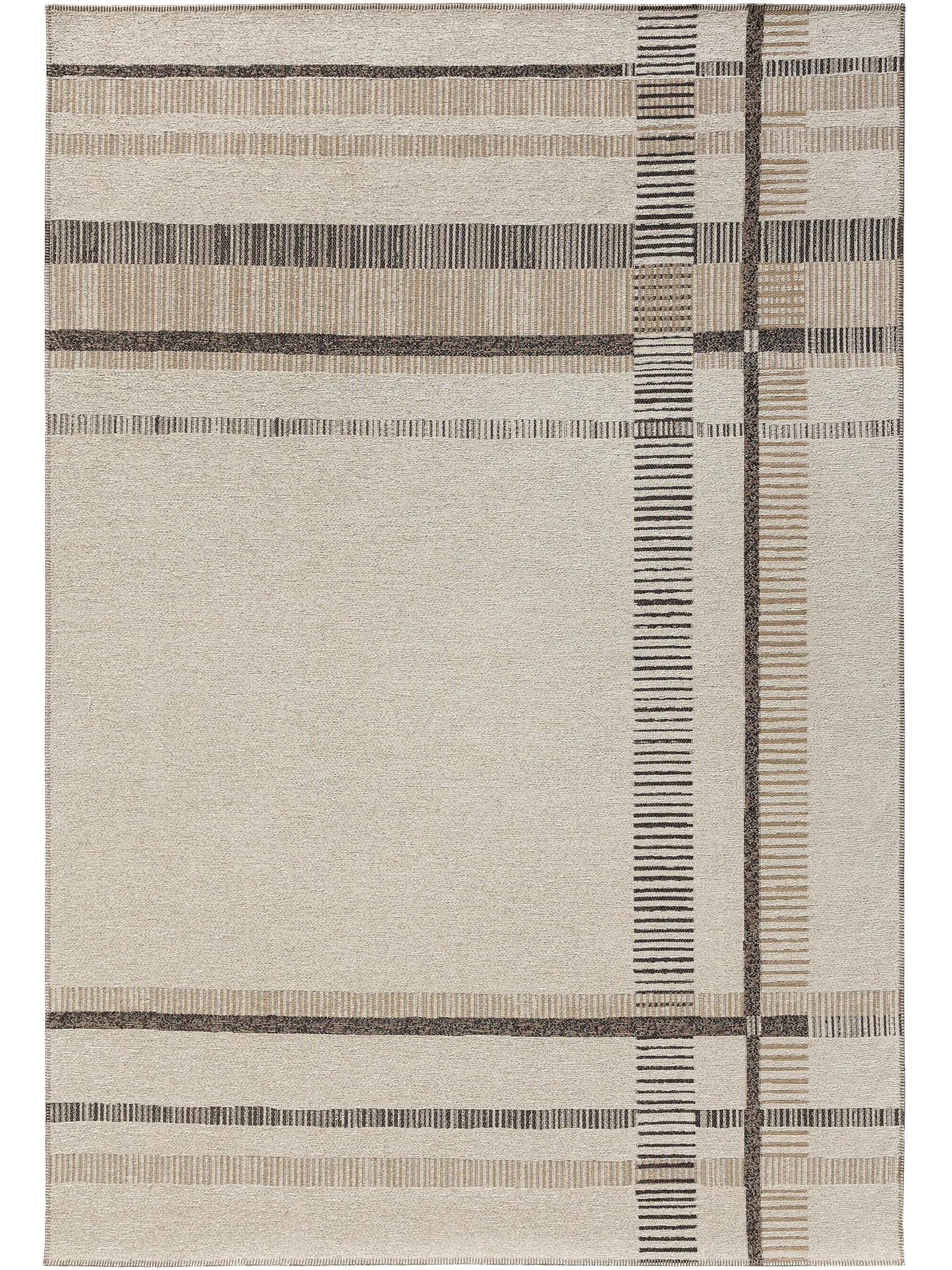 Covor țesătură plată Elena Beige/Brown 