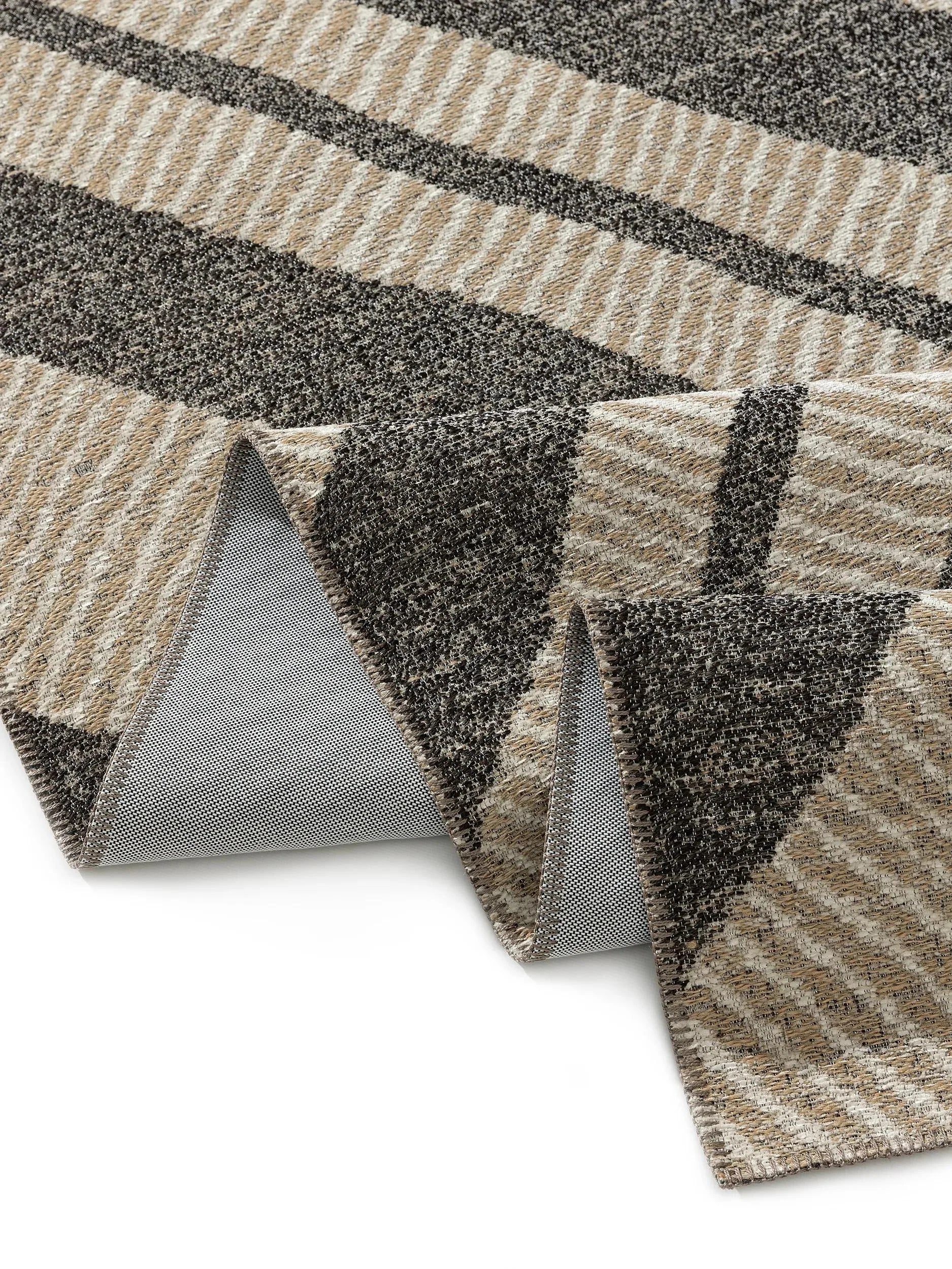 Covor țesătură plată Elena Beige/Brown 