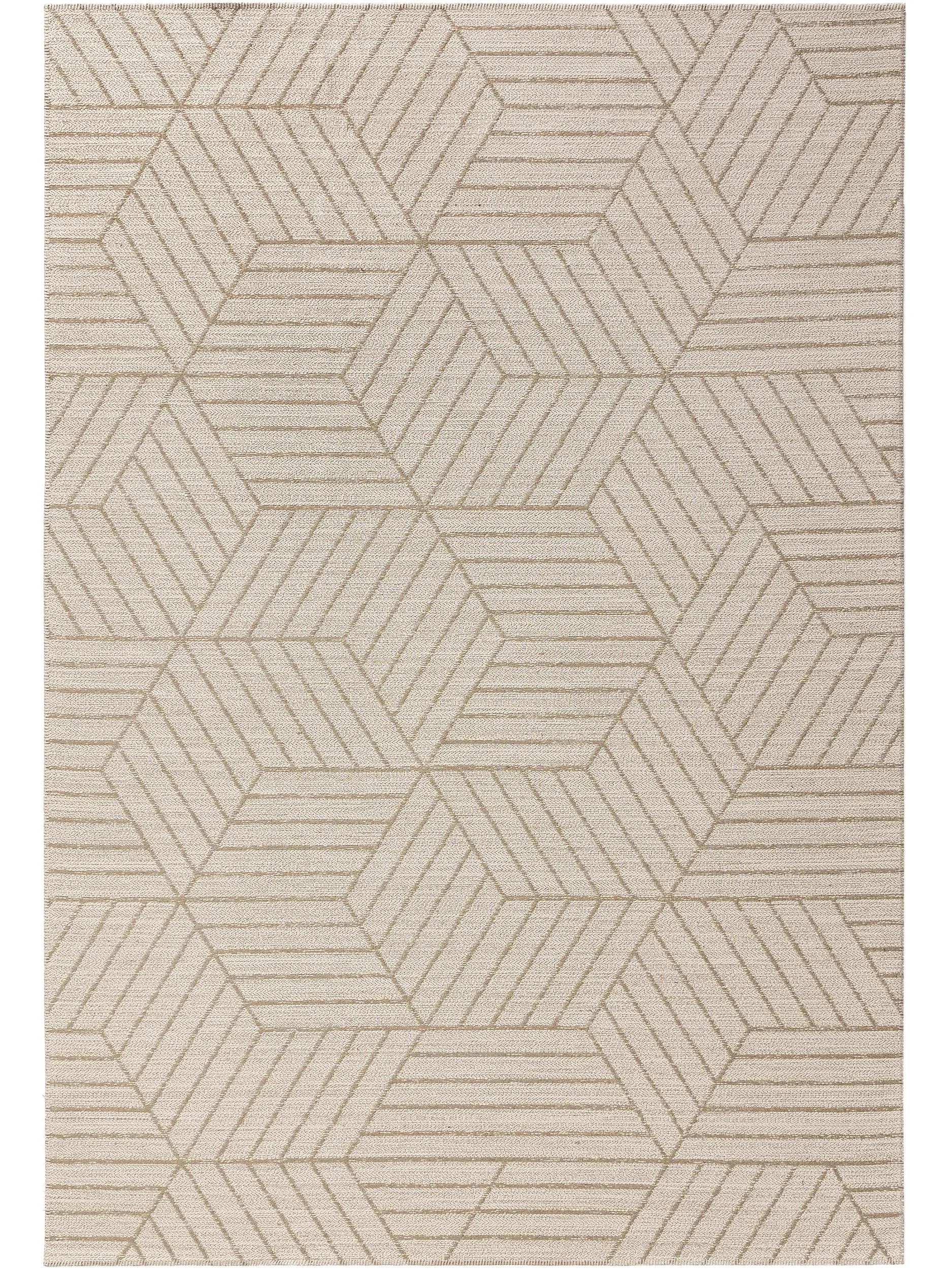 Covor țesătură plată Elena Cream/Beige 