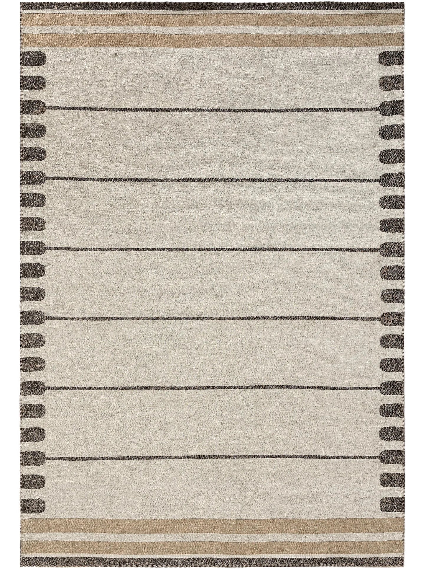 Covor țesătură plată Elena Beige/Brown 