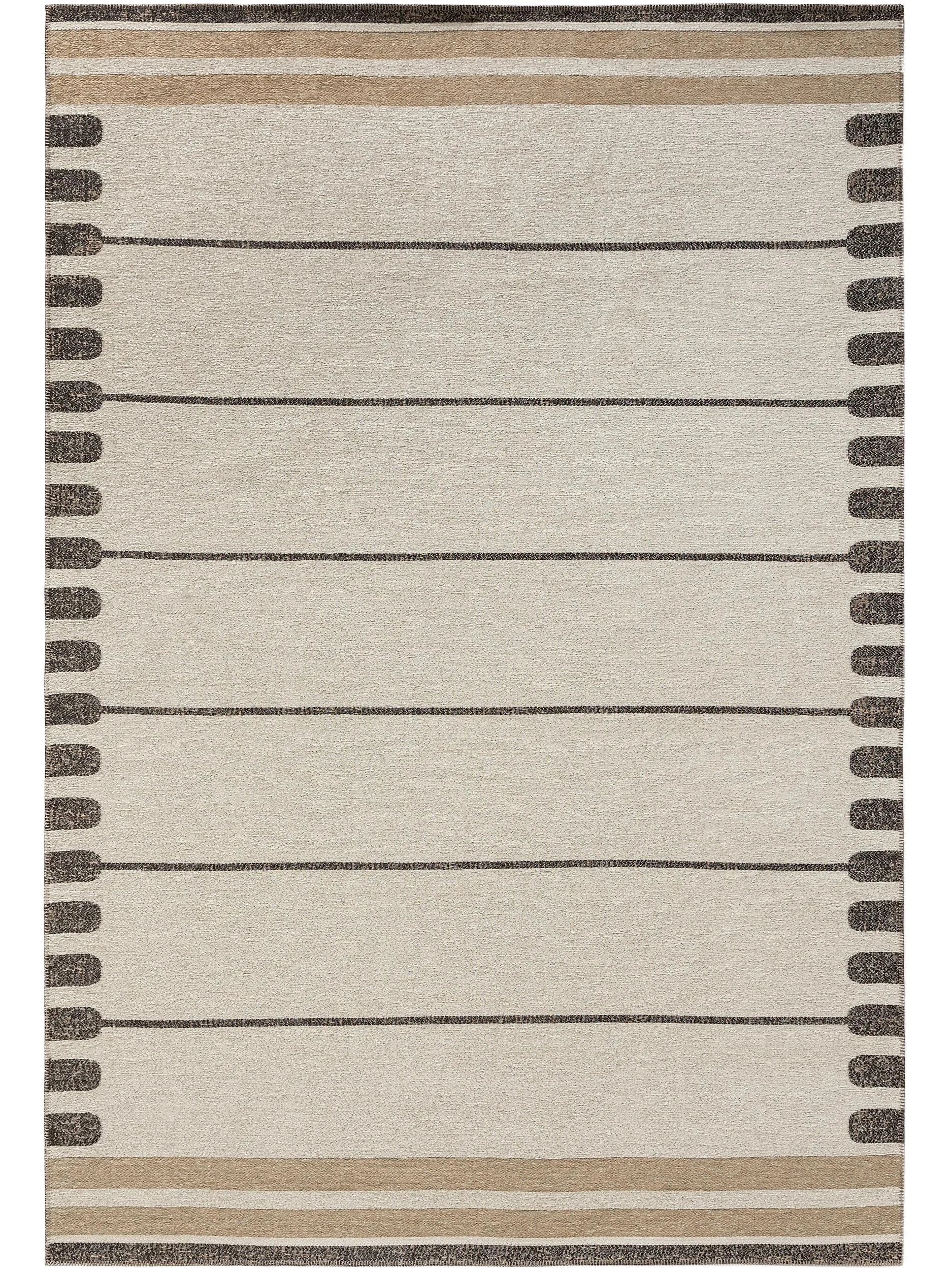 Covor țesătură plată Elena Beige/Brown 