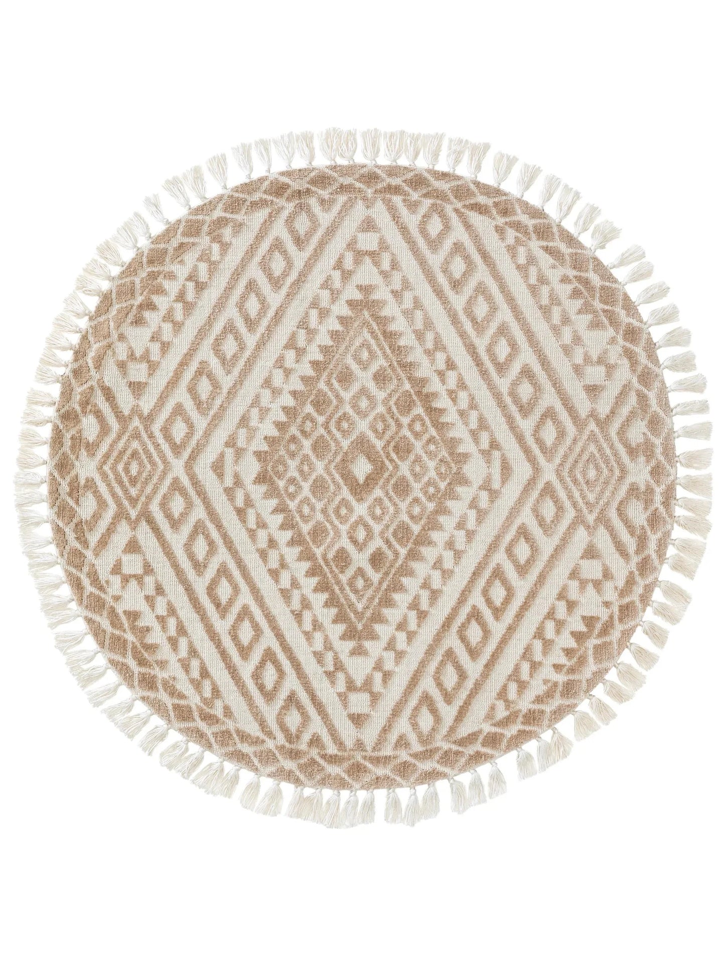 Covor rotund Elias Beige 