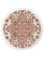 Covor rotund Elias Terracotta 