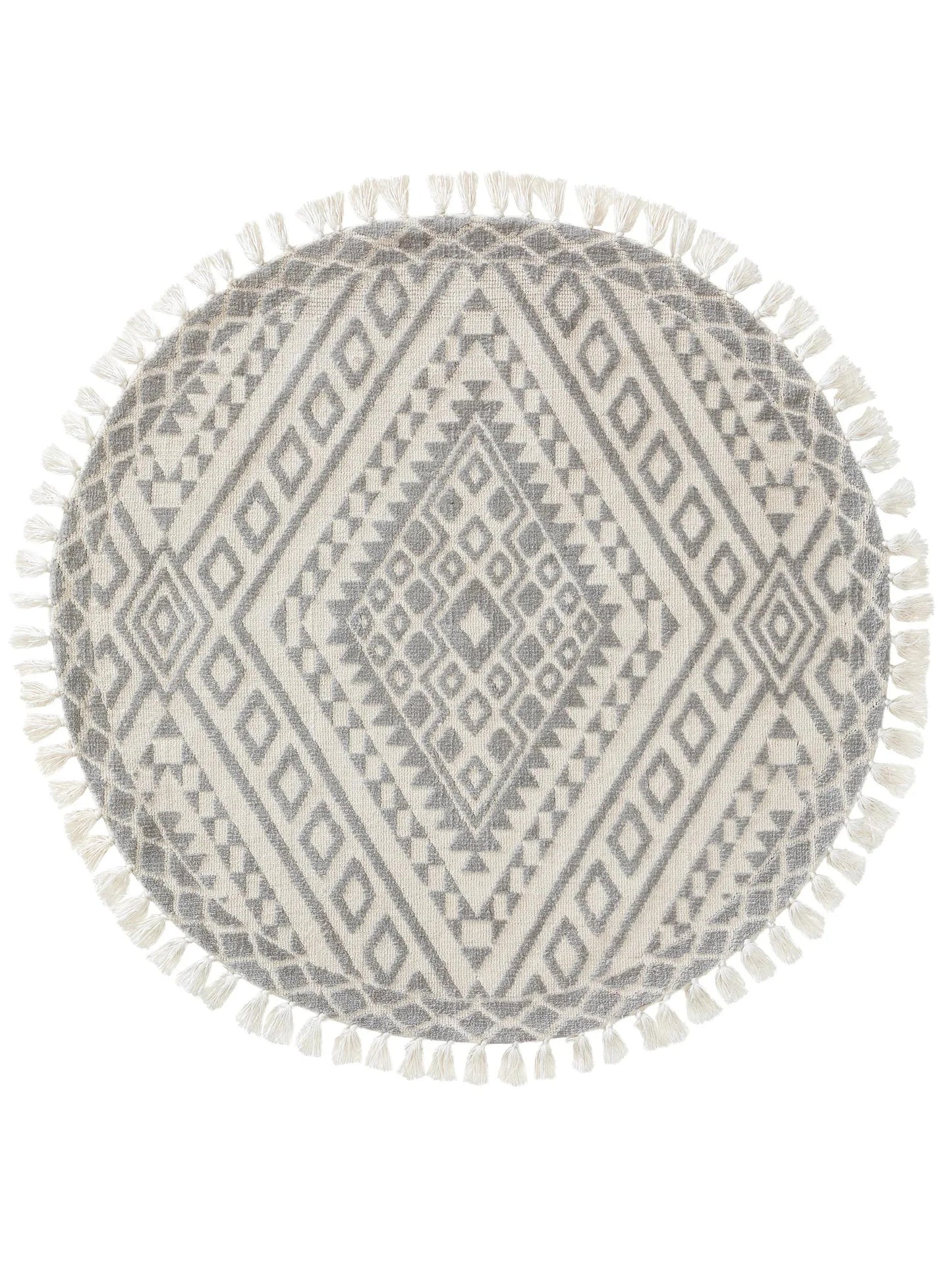 Covor rotund Elias Grey 