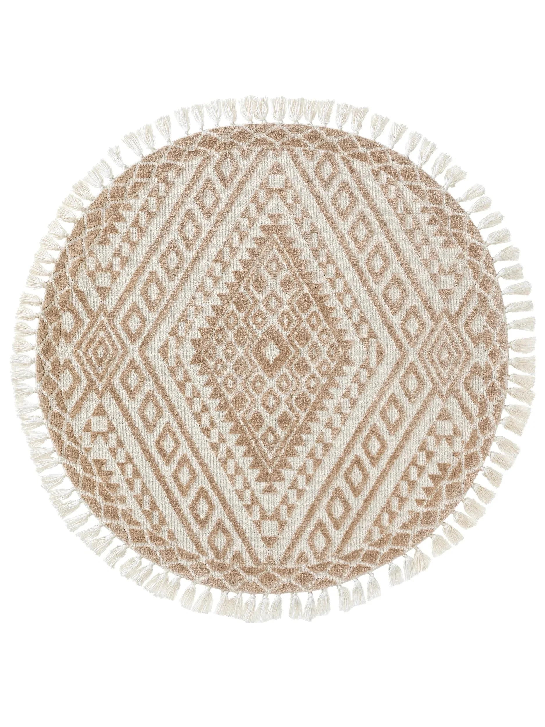 Covor rotund Elias Beige 