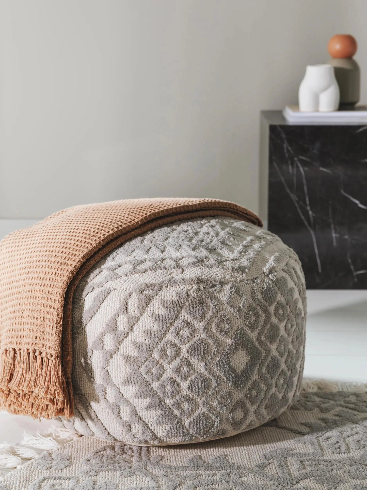 Pouf/taburet Elias Grey