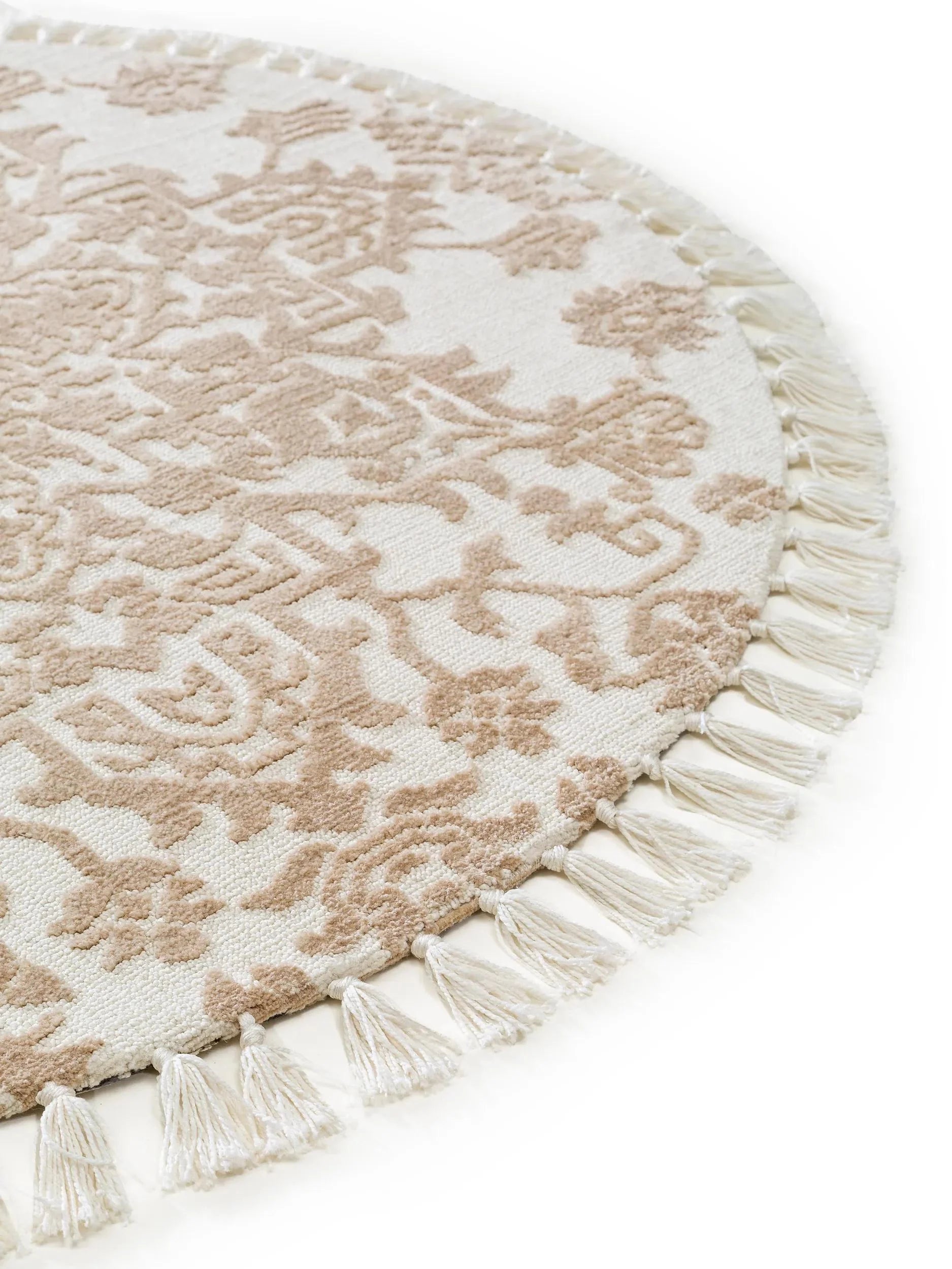 Covor rotund Elias Beige