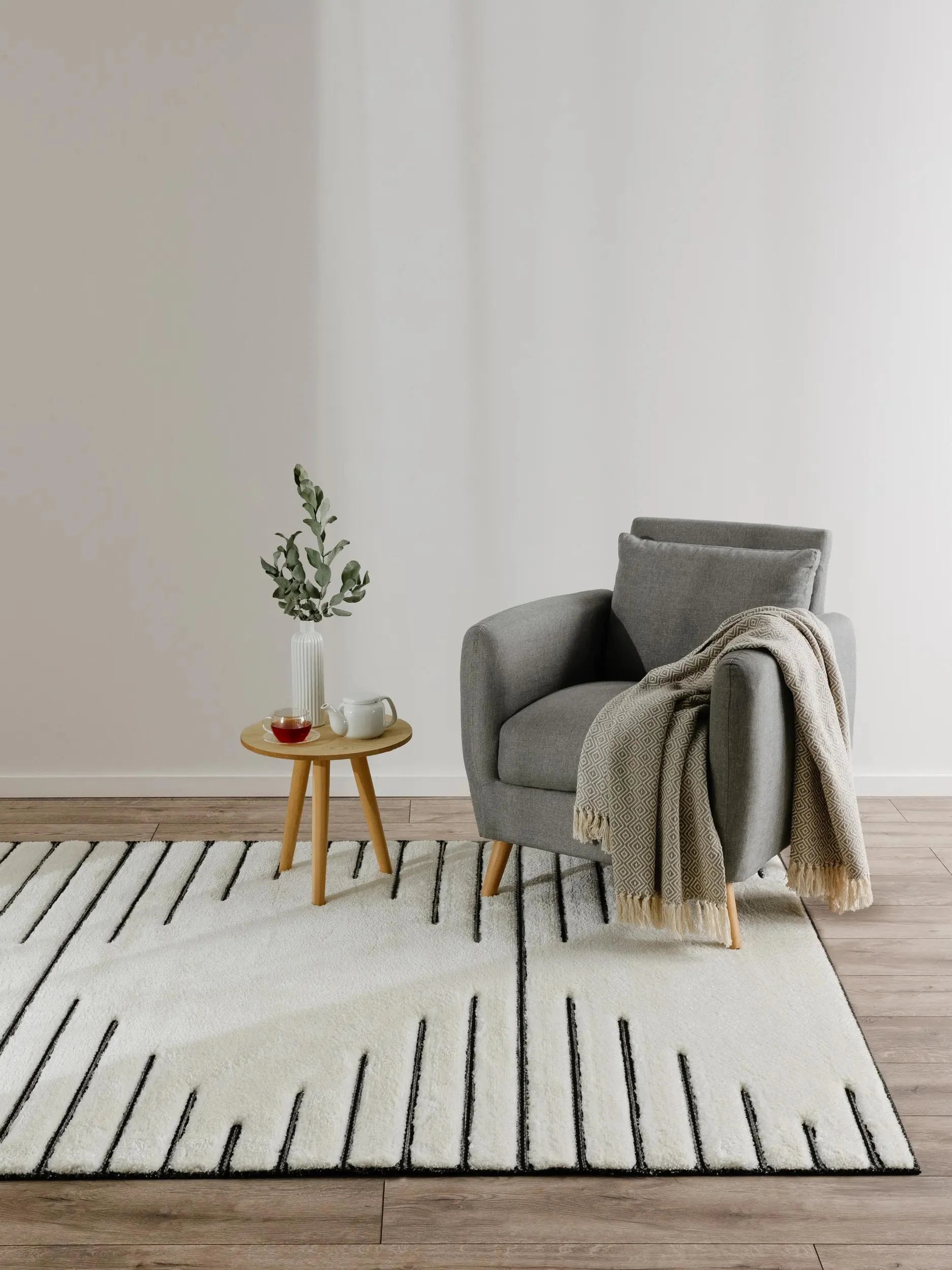 Covor Elvy Cream/Grey 