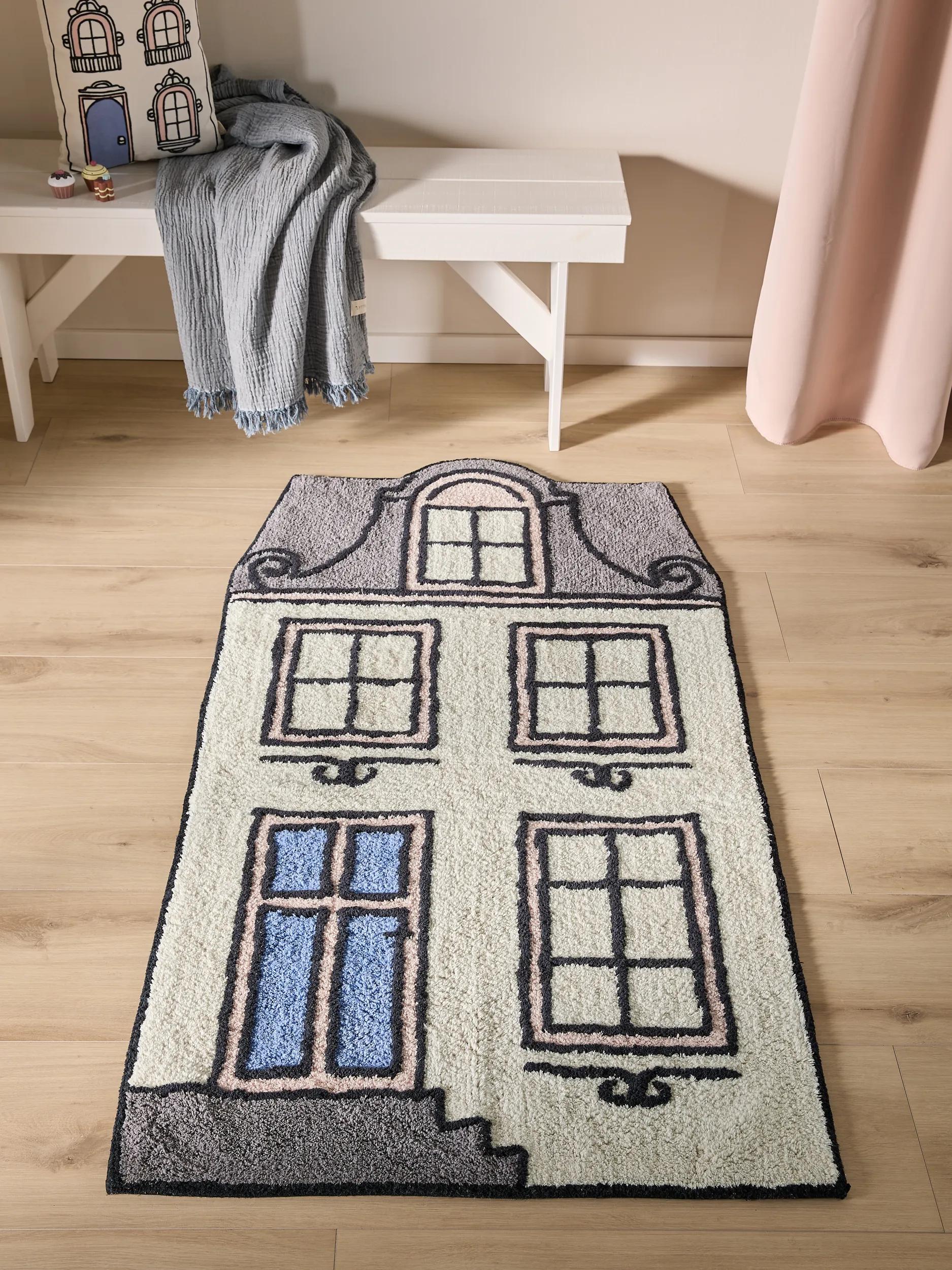 Covor lavabil din bumbac Emily Multicolour