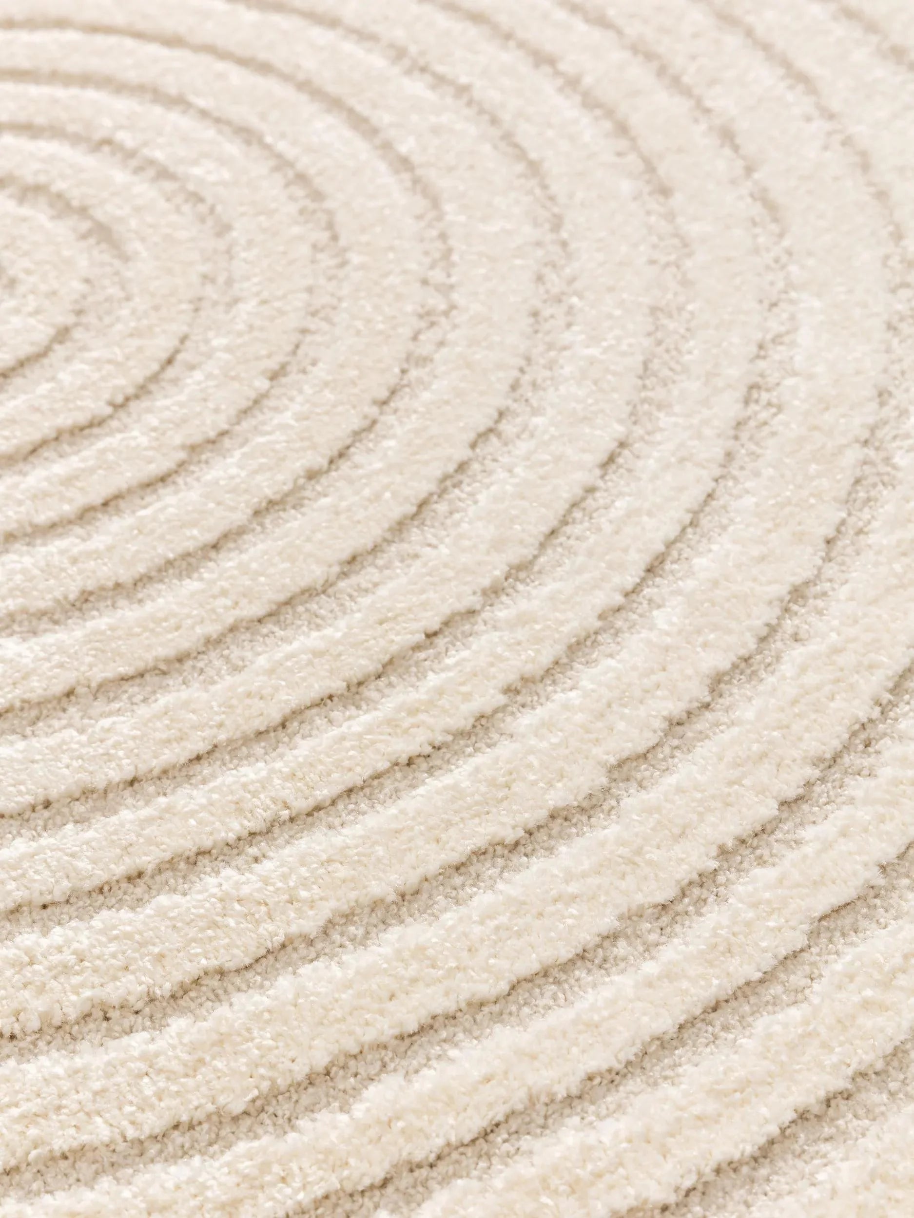 Covor rotund Eve Cream 