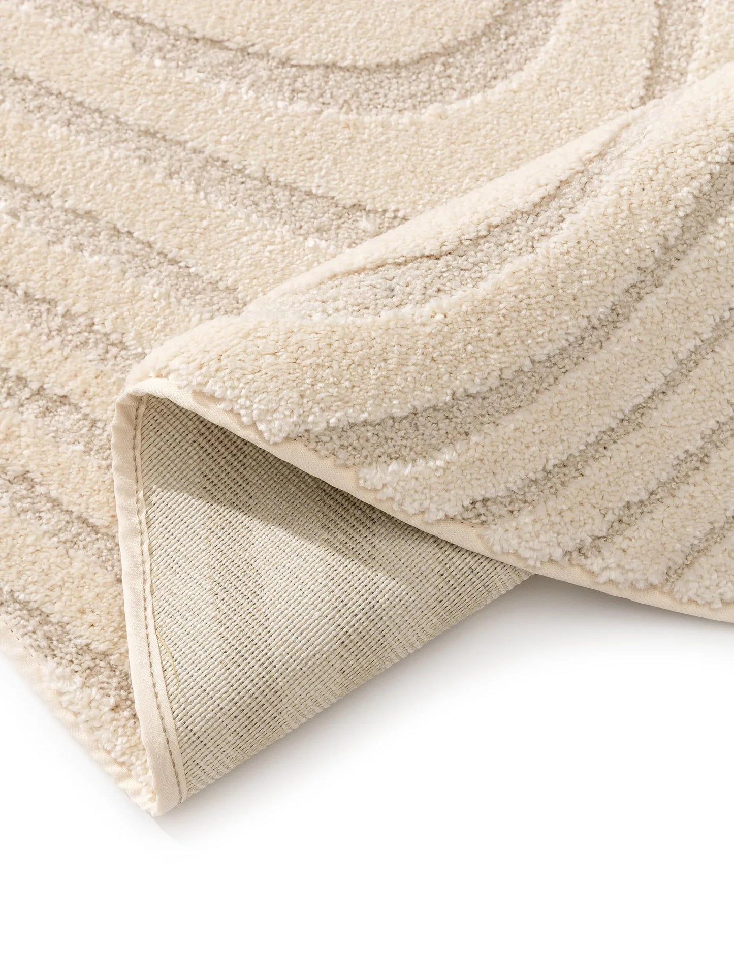 Covor rotund Eve Cream 