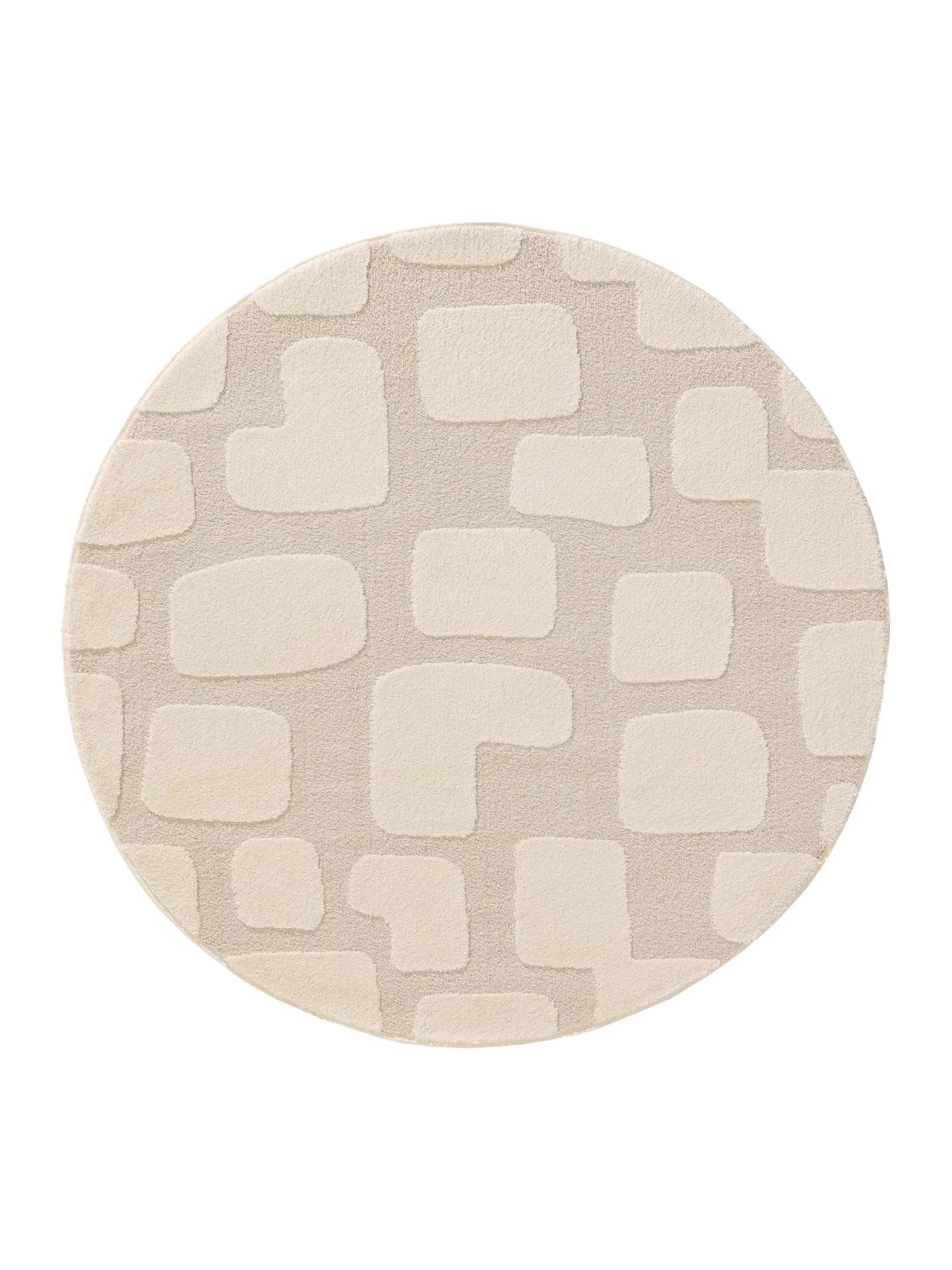 Covor rotund Eve Cream 