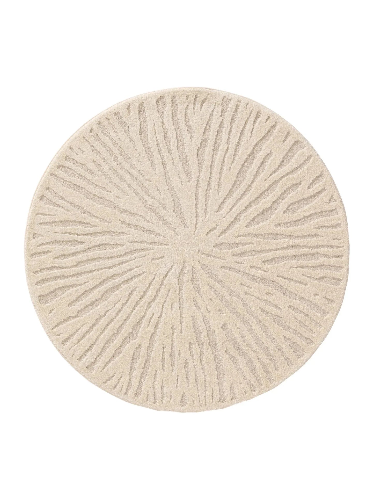 Covor rotund Eve Cream 