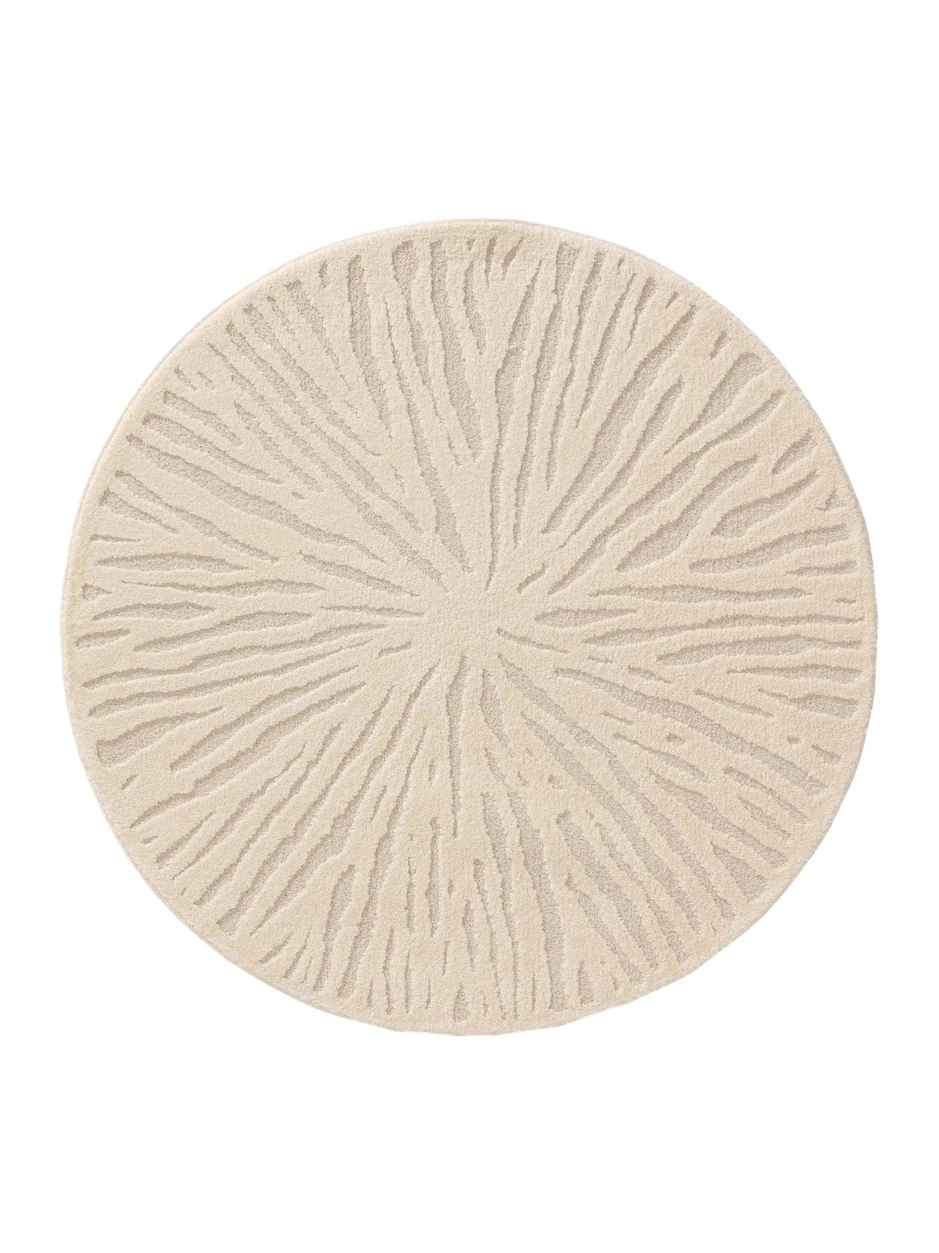 Covor rotund Eve Cream 