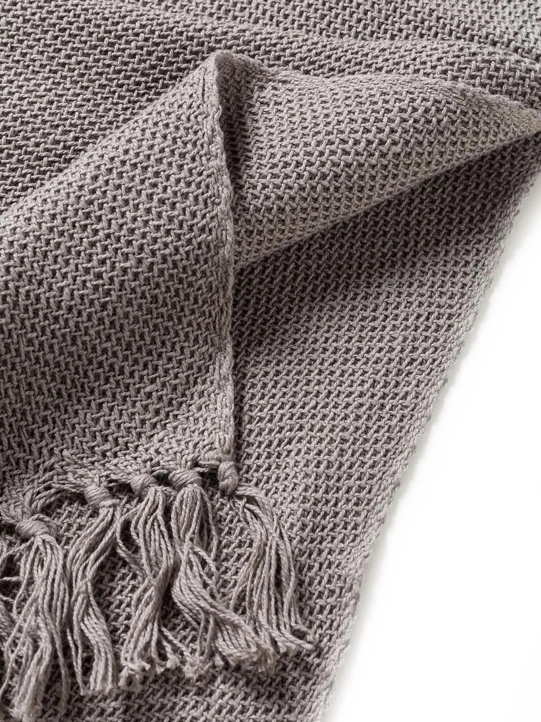 Cotton Pătură Ezra Grey