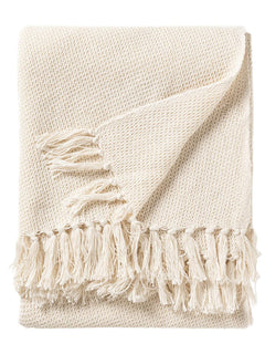 Cotton Pătură Ezra Ivory