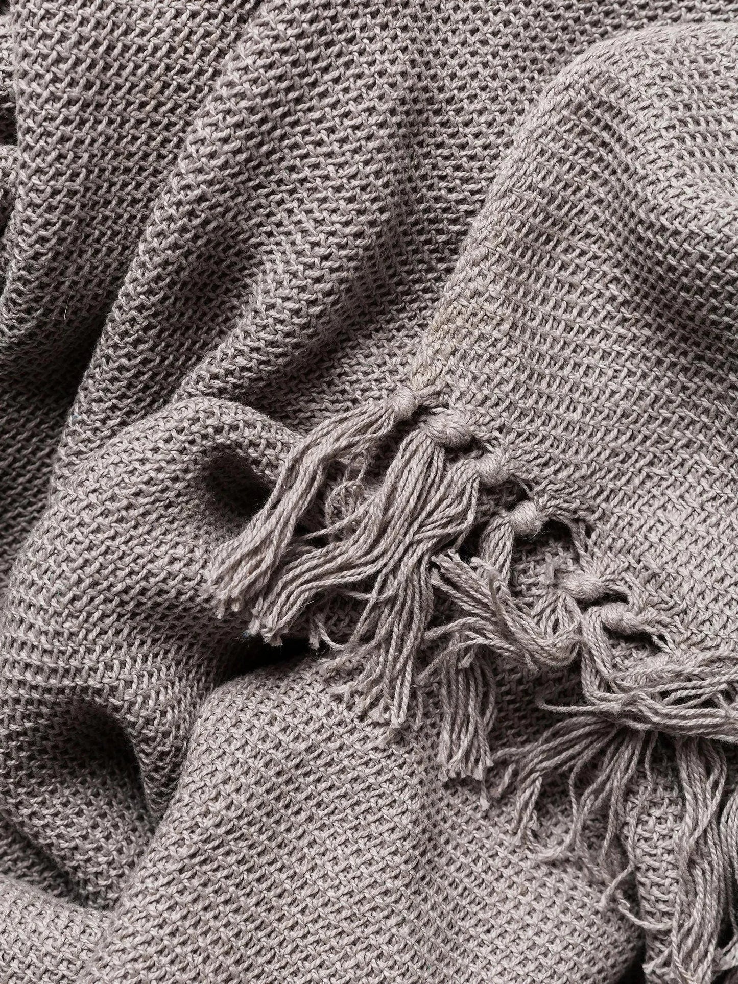 Cotton Pătură Ezra Grey