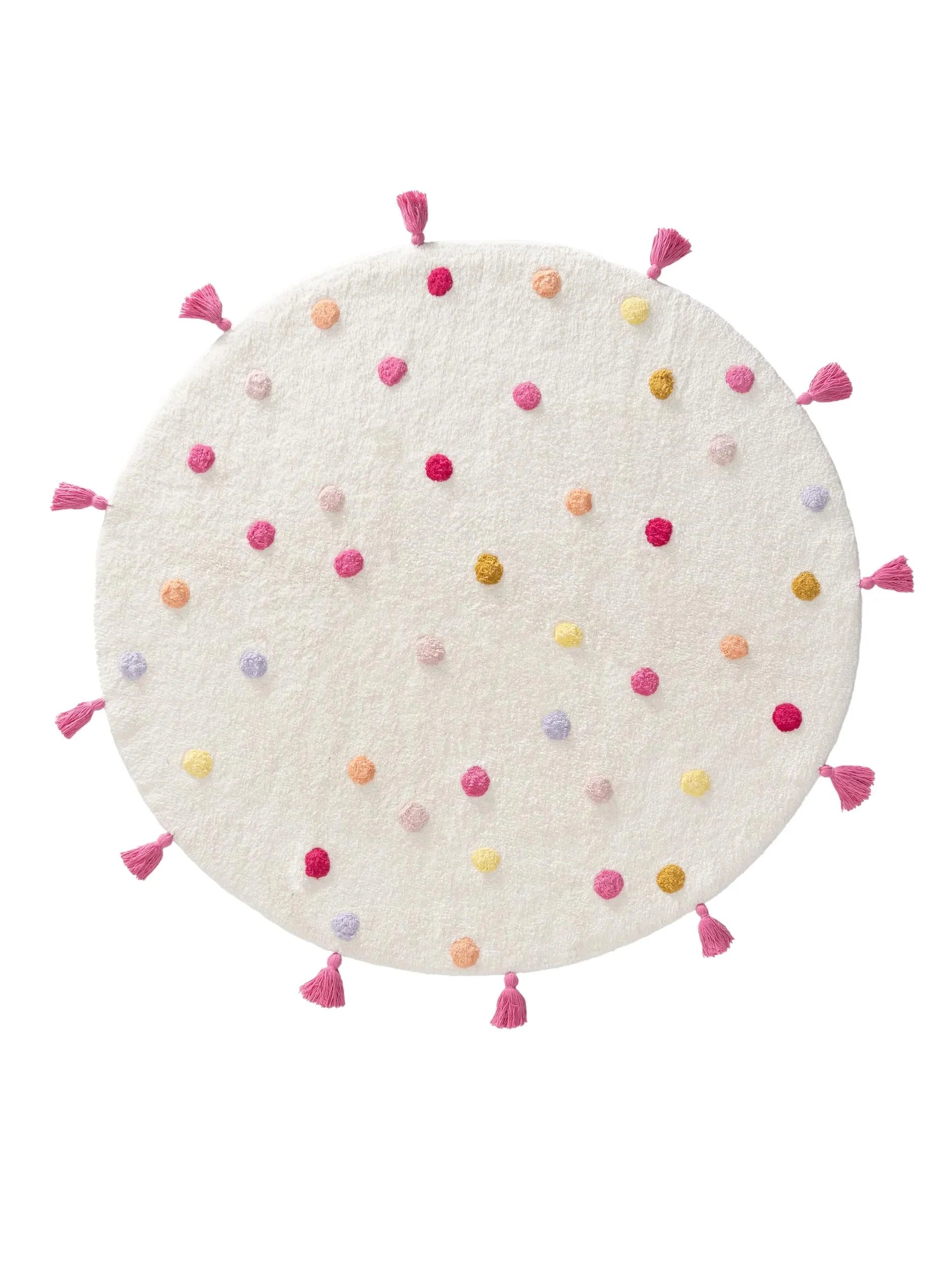 Covor lavabil pentru copii Fiete Multicolour/Pink 