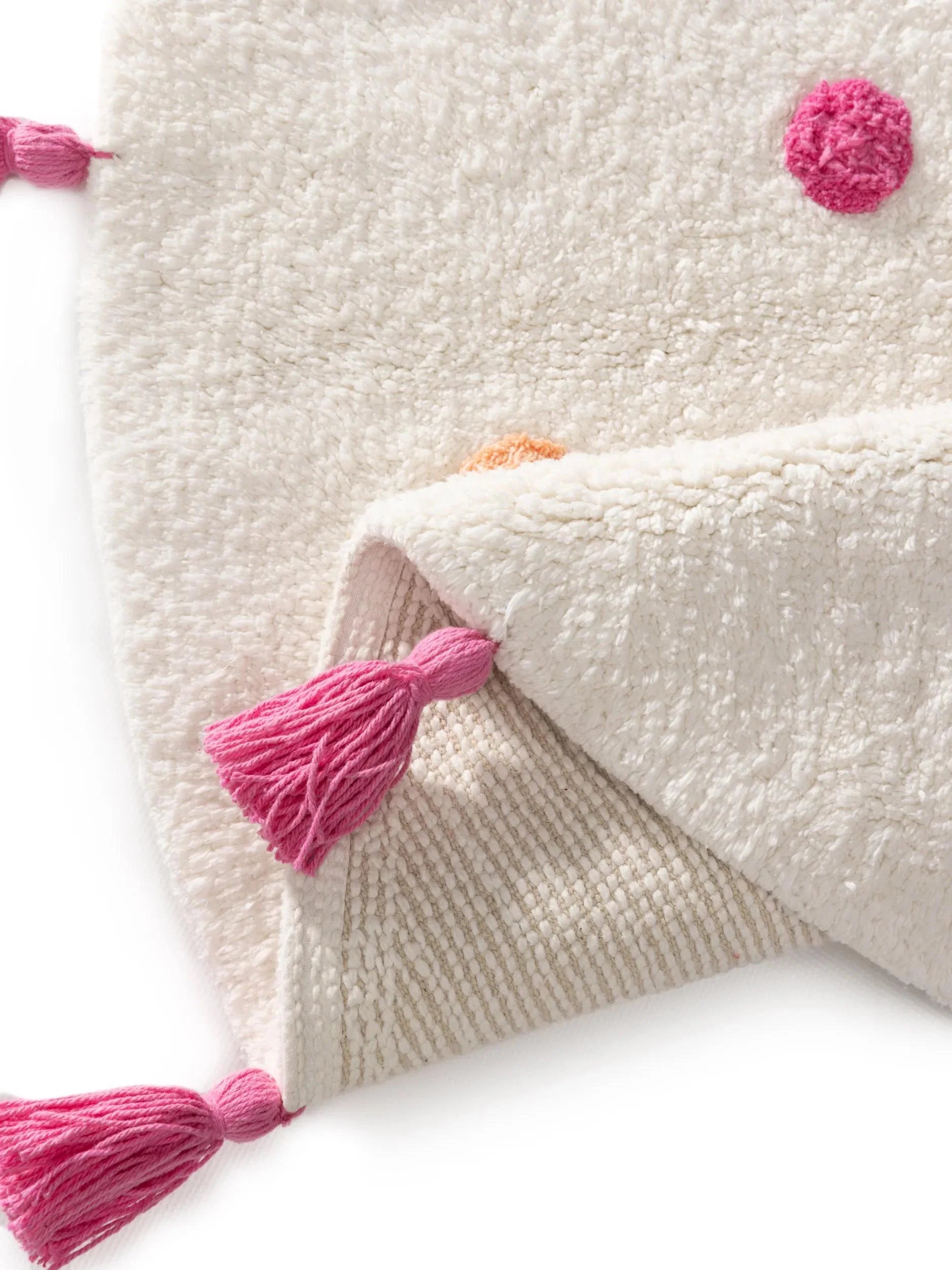 Covor lavabil pentru copii Fiete Multicolour/Pink 