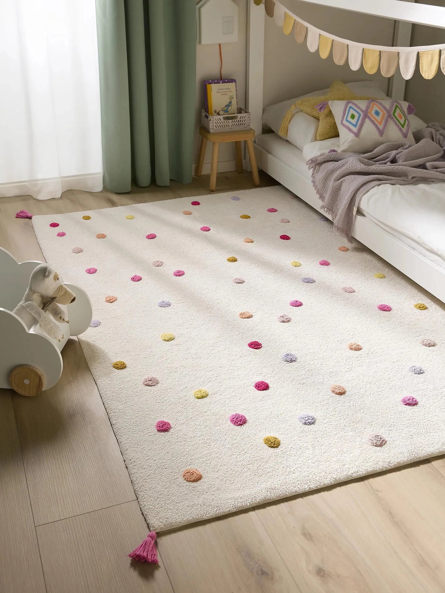 Washable Covor pentru copii Fiete Multicolour/Pink