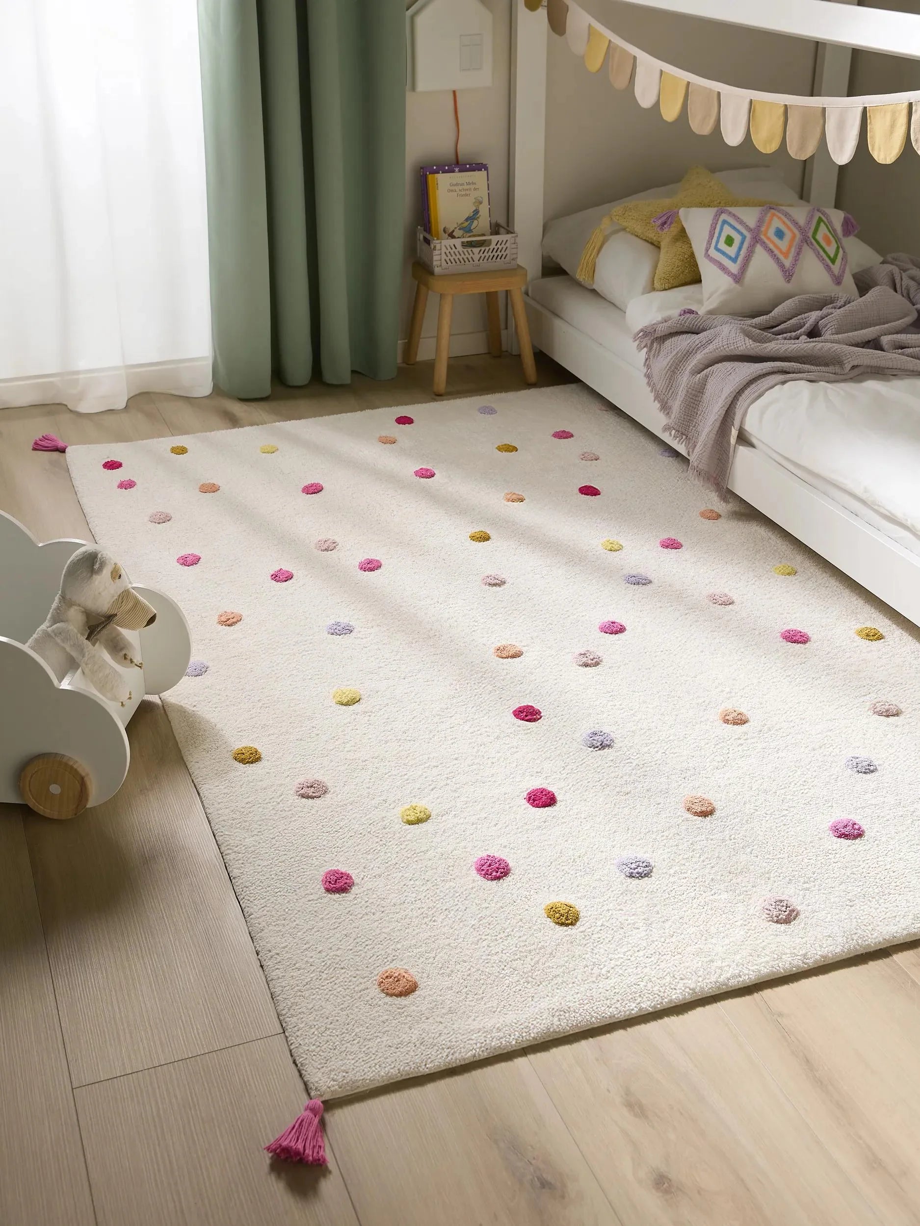 Washable Covor pentru copii Fiete Multicolour/Pink