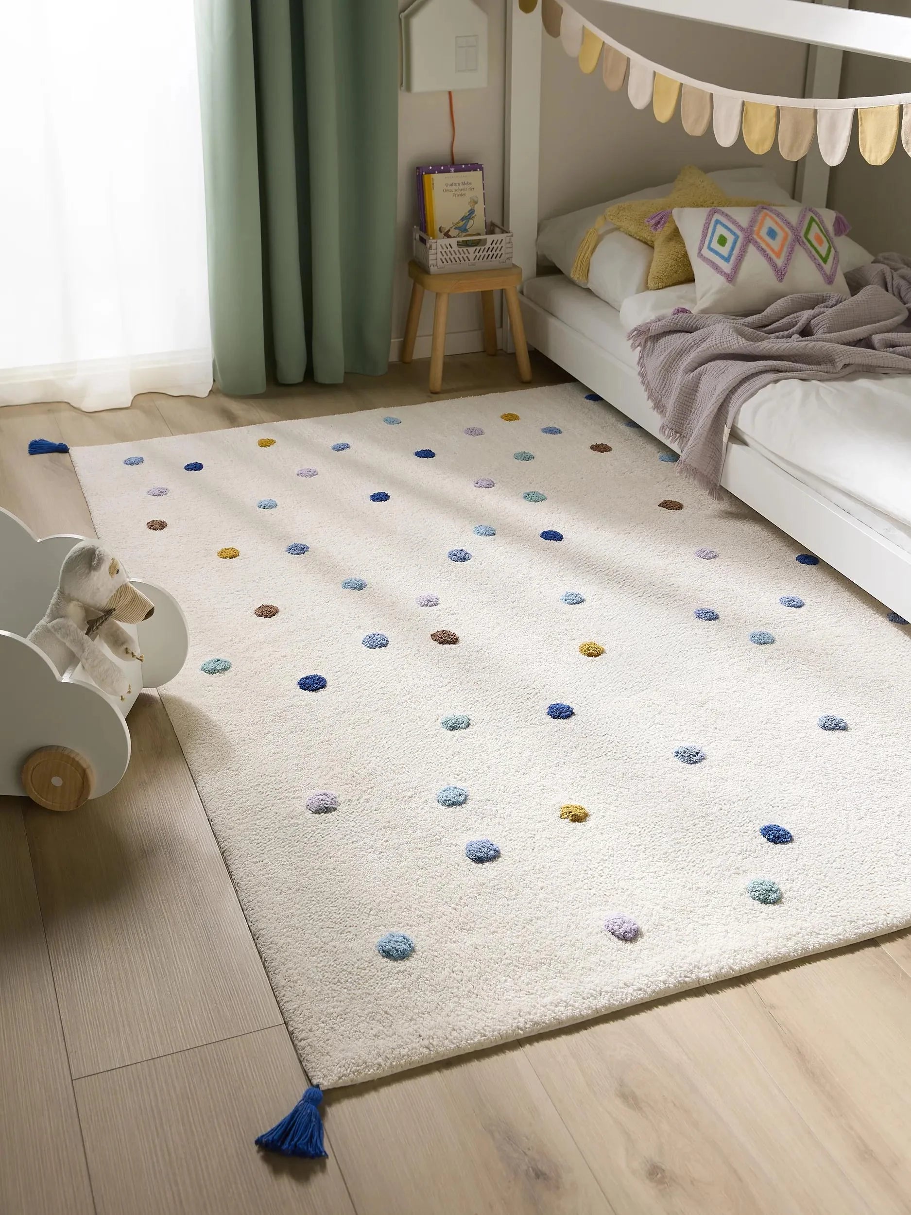 Washable Covor pentru copii Fiete Multicolour/Blue