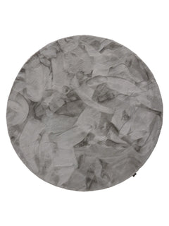 Shaggy Covor rotund Fine Grey