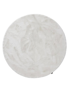 Shaggy Covor rotund Fine White