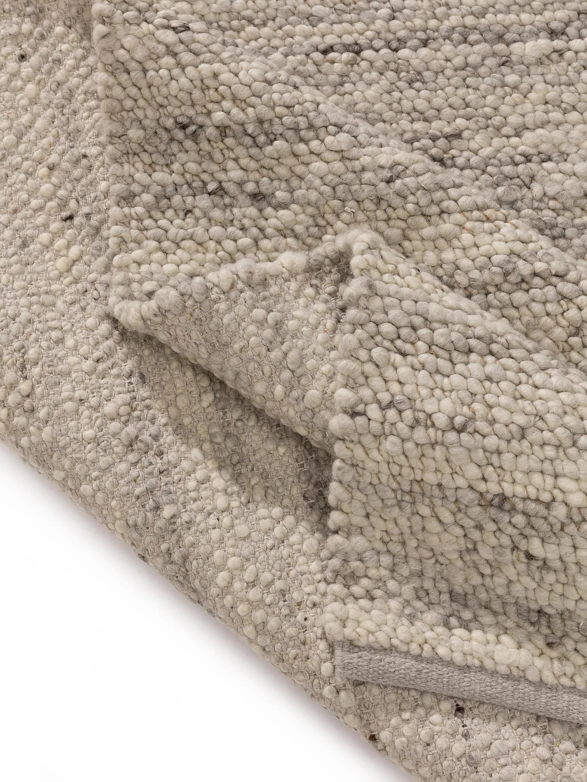 Covor de lână Finn Ivory/Light Grey