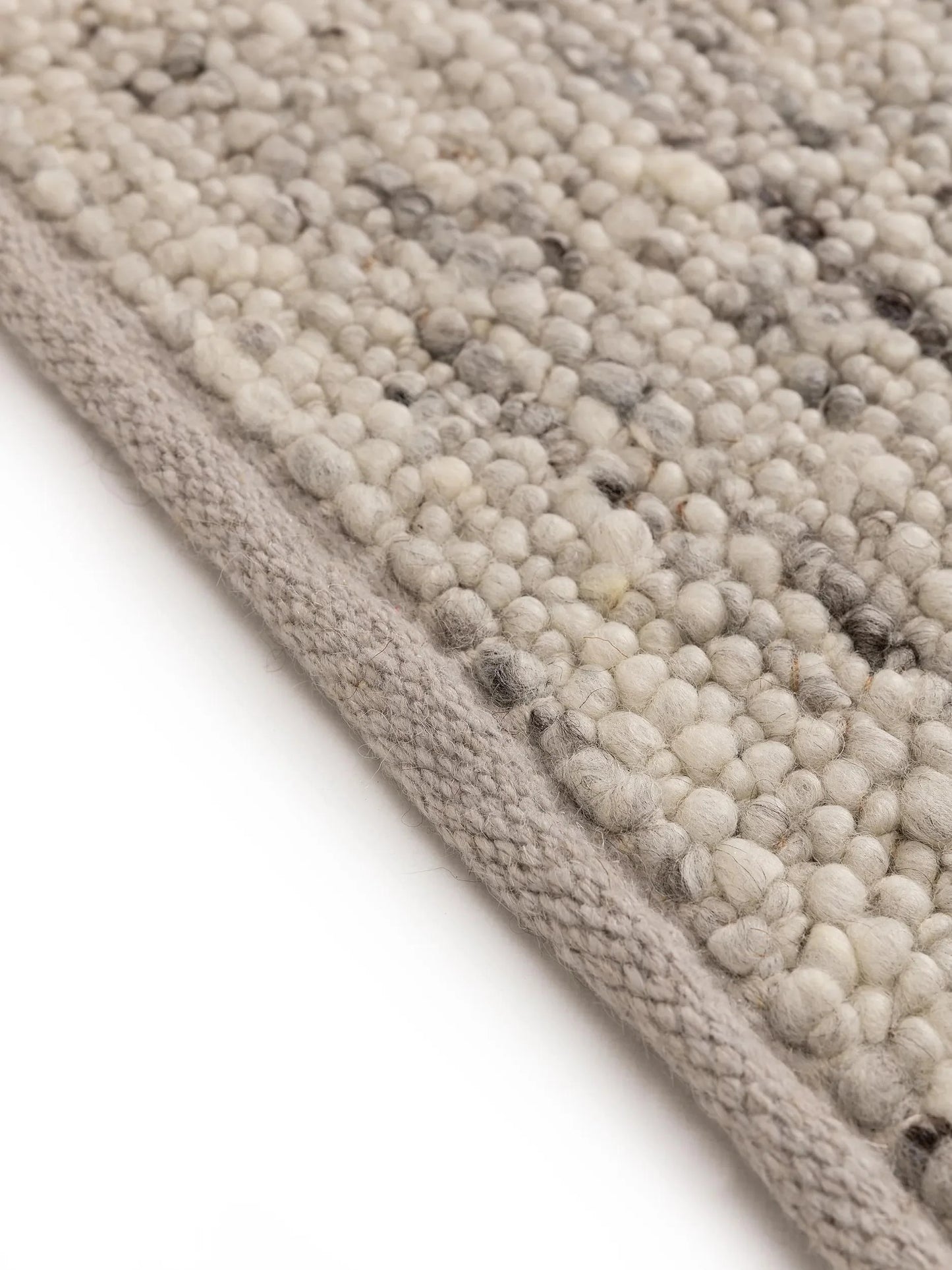 Covor de lână Finn Ivory/Light Grey