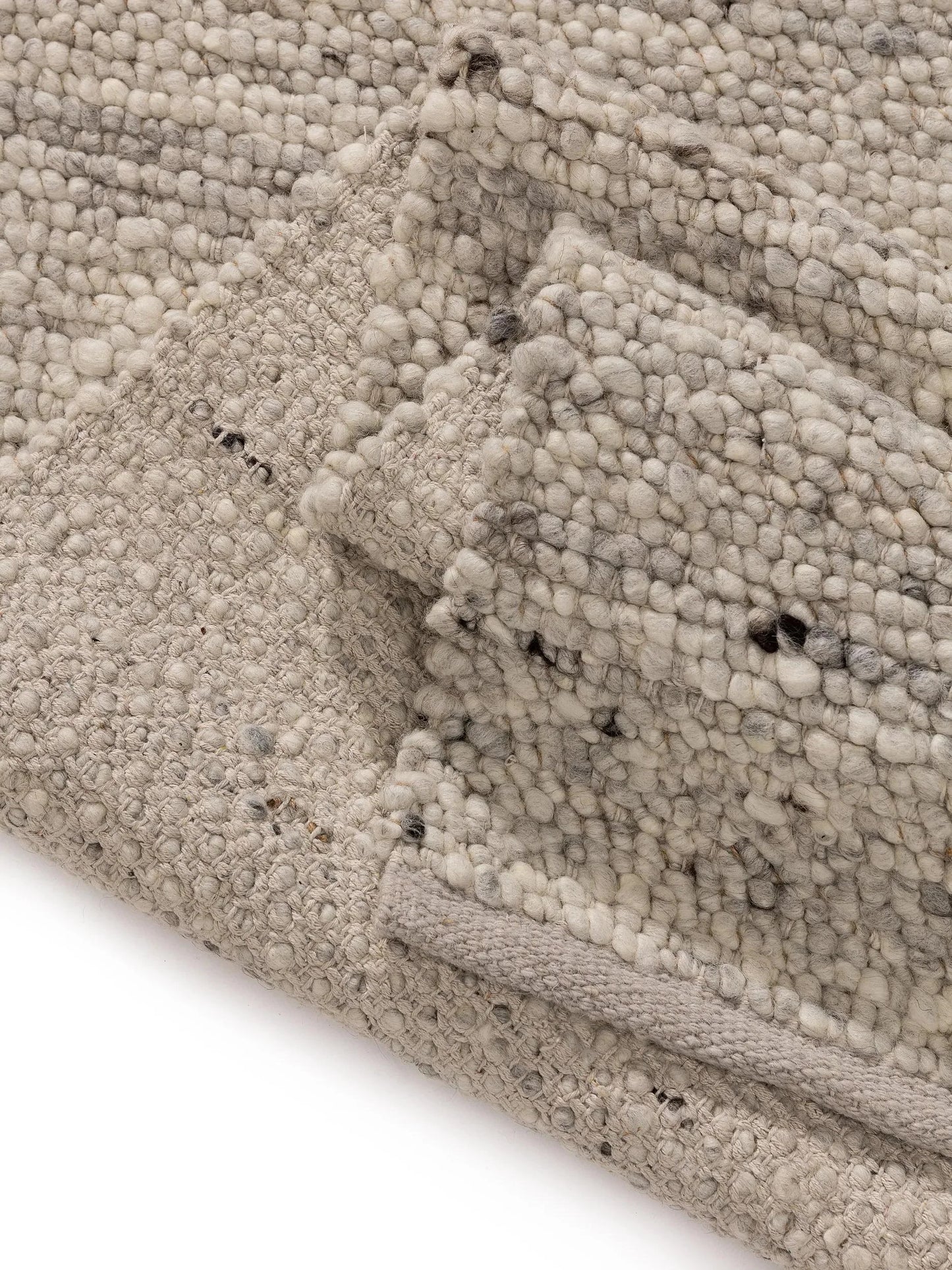 Covor de lână Finn Ivory/Light Grey