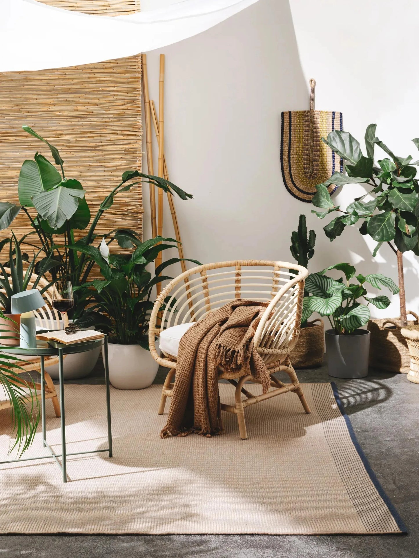Covor interior/exterior Fion Beige/Blue 
