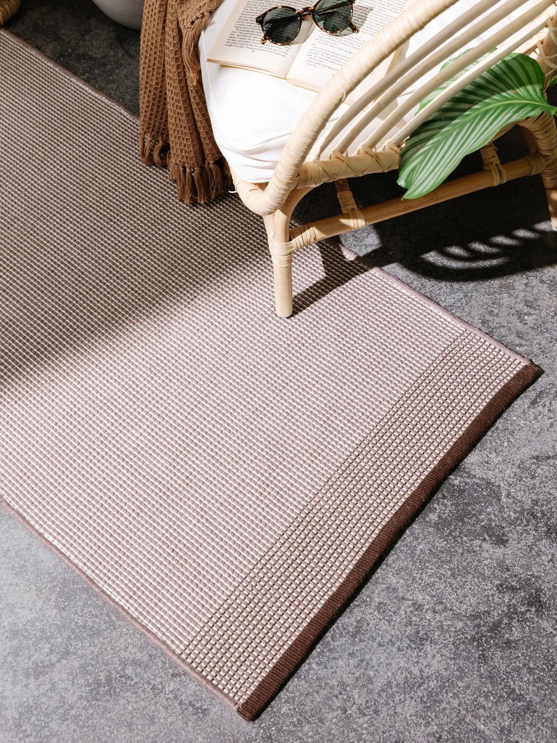 Covoraș îngust/preș - interior/exterior Fion Beige/Brown 