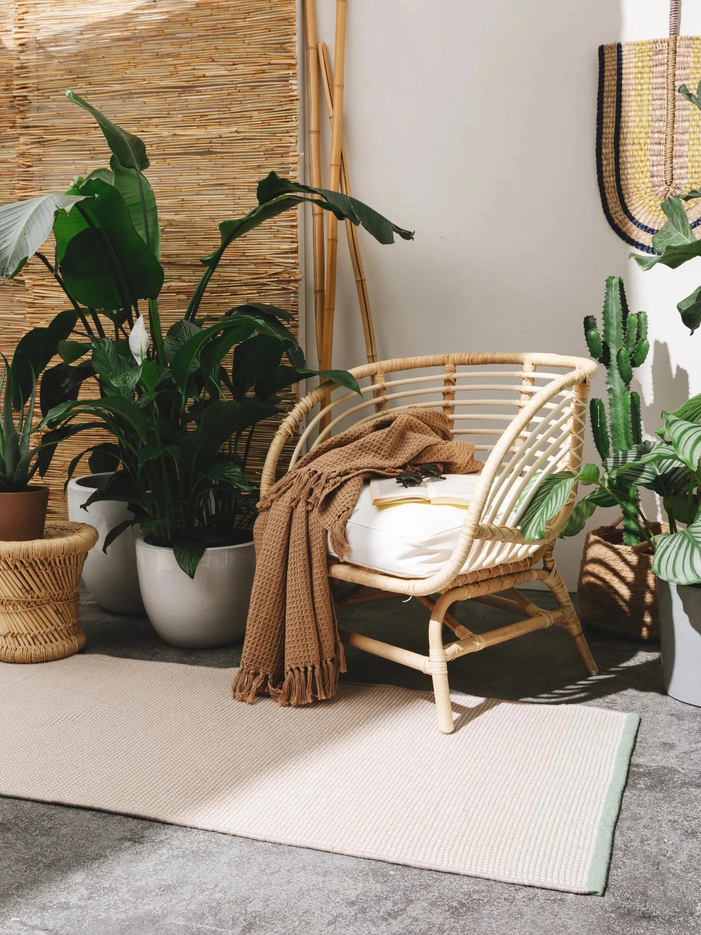 Covoraș îngust/preș - interior/exterior Fion Beige/Green 