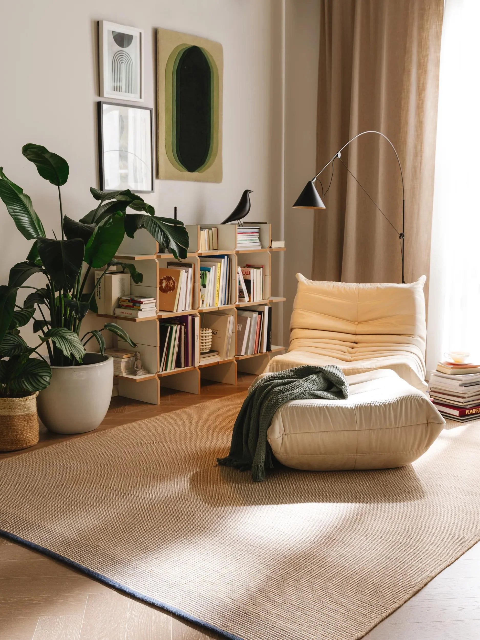 Covor interior/exterior Fion Beige/Blue 
