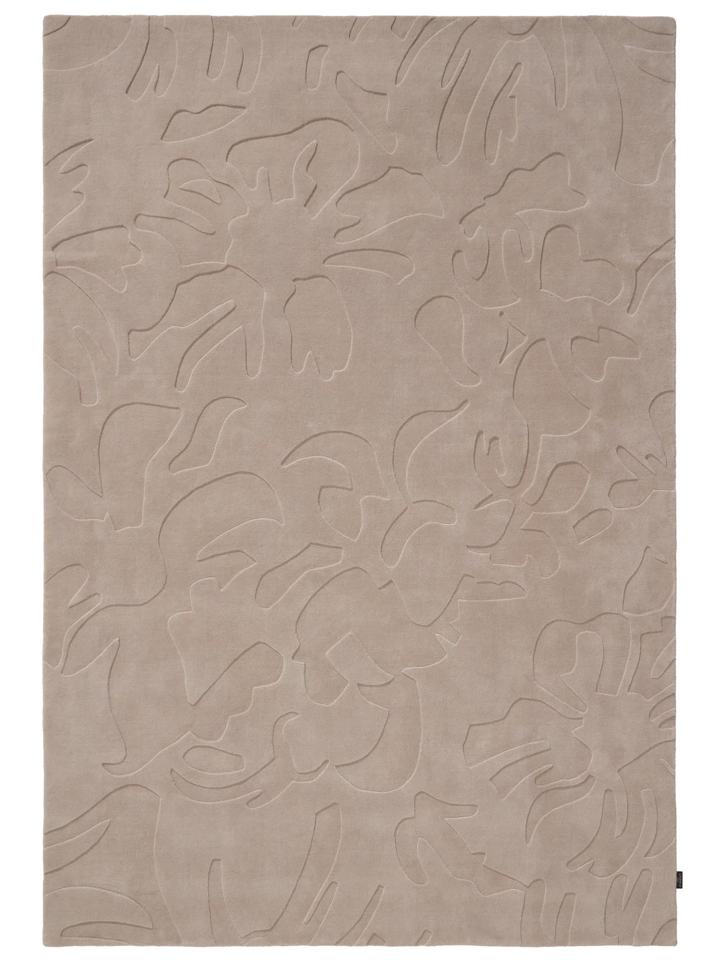 Covor de lână Fiore Taupe