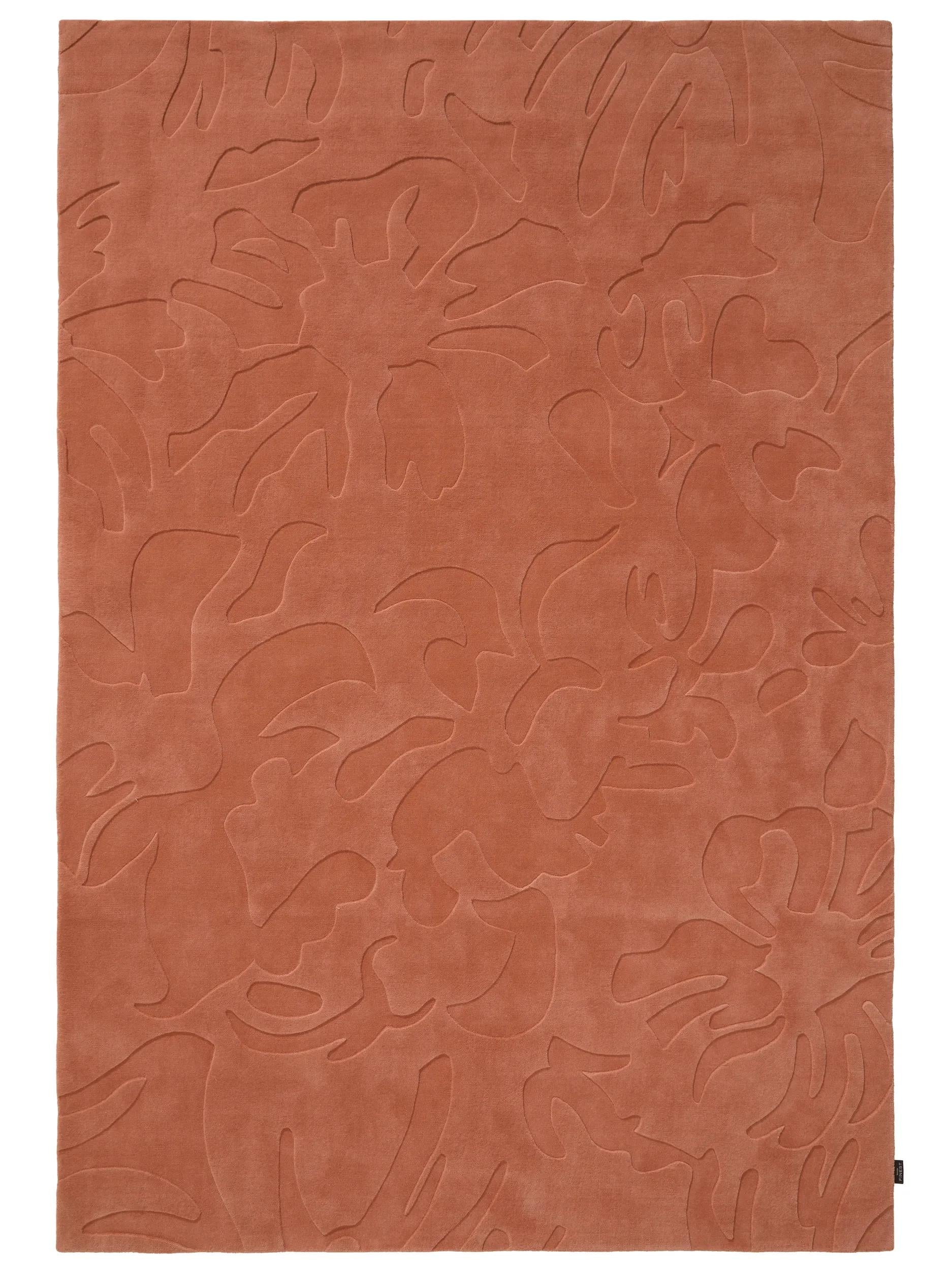 Covor de lână Fiore Terracotta