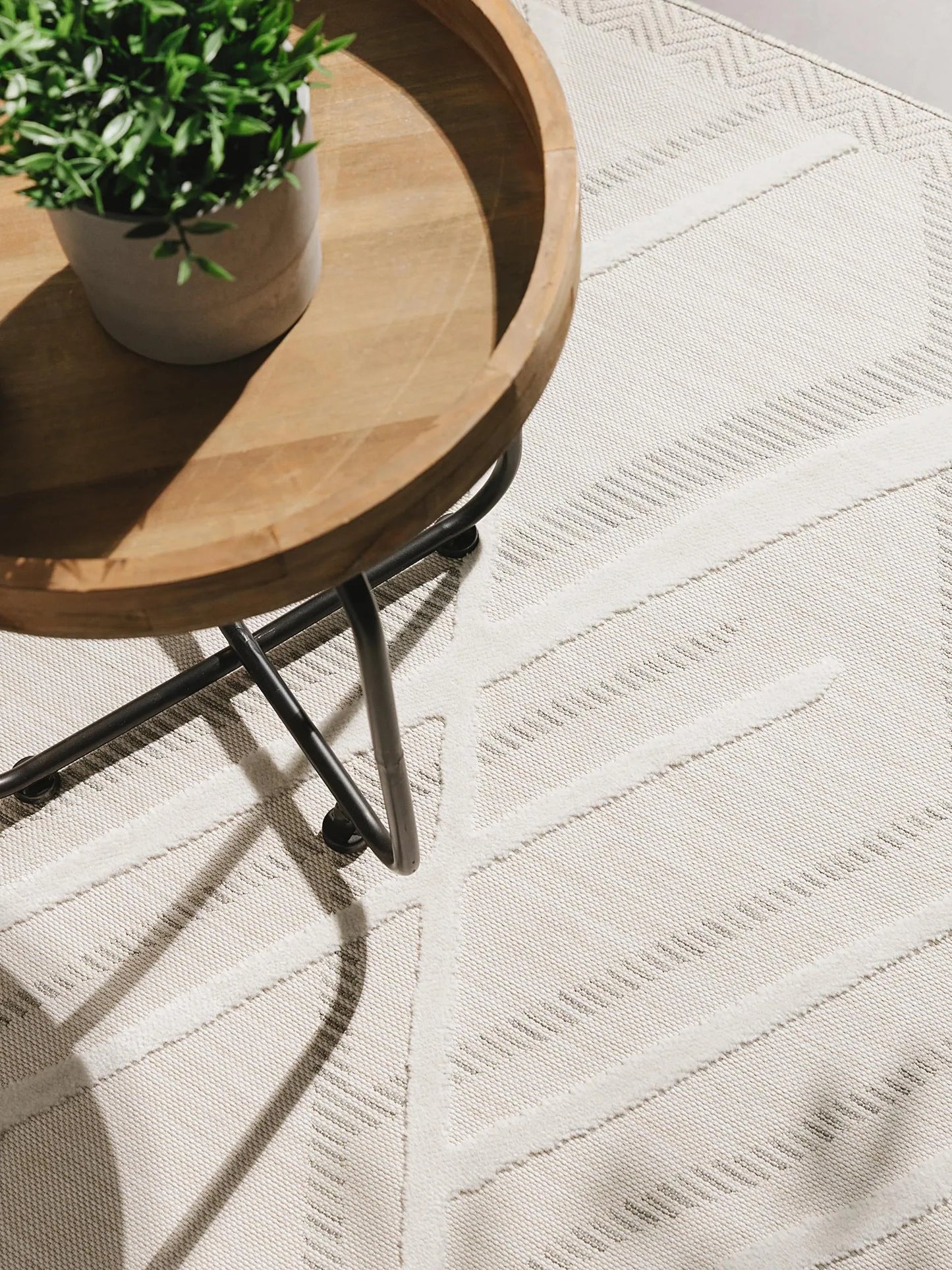 Covor interior/exterior Flora Cream 