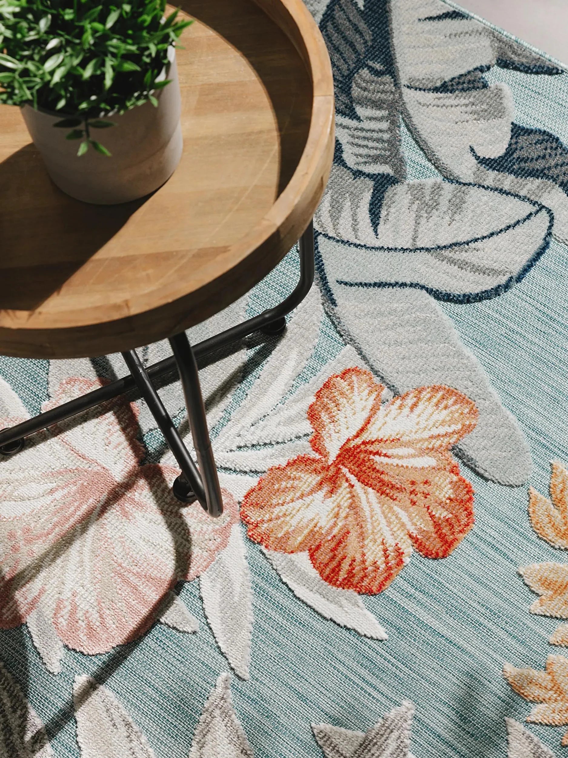 Covor interior/exterior Flora Multicolour 