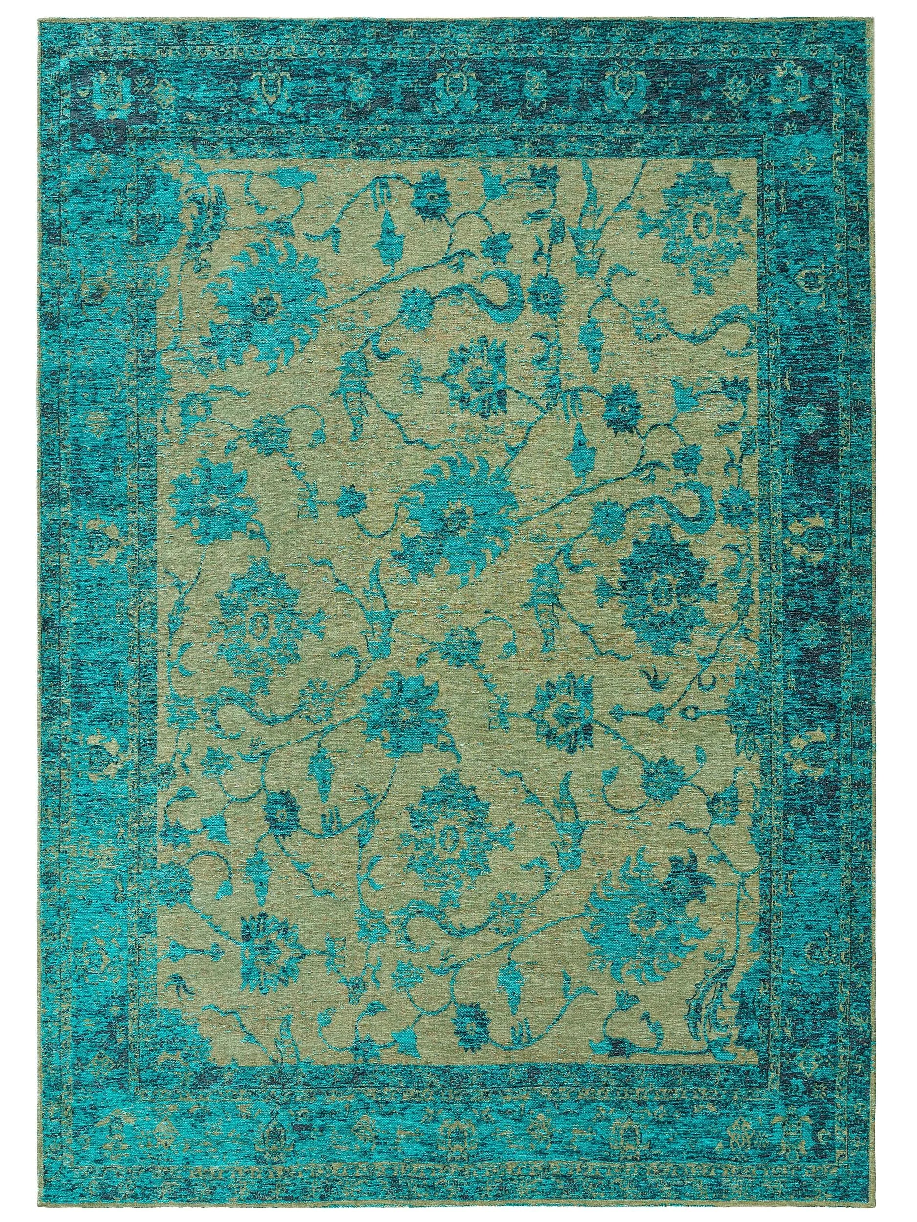 Covor țesătură plată Frencie Turquoise 
