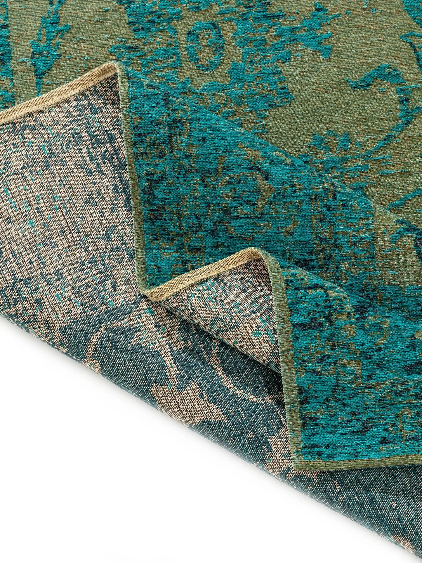 Covor țesătură plată Frencie Turquoise 