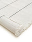 Covor din materiale reciclate Gaia White 