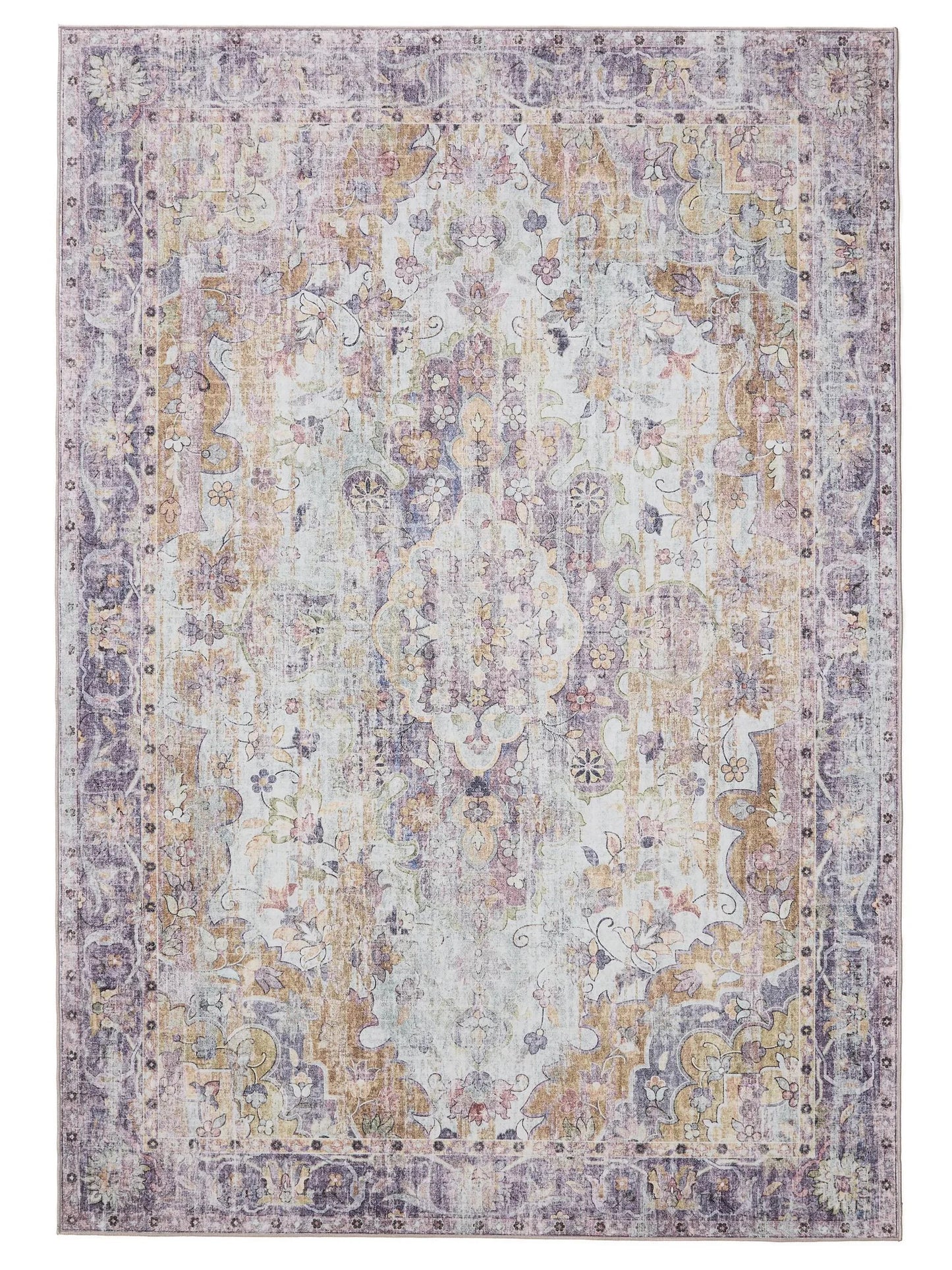 Covor lavabil George Multicolour/Purple 