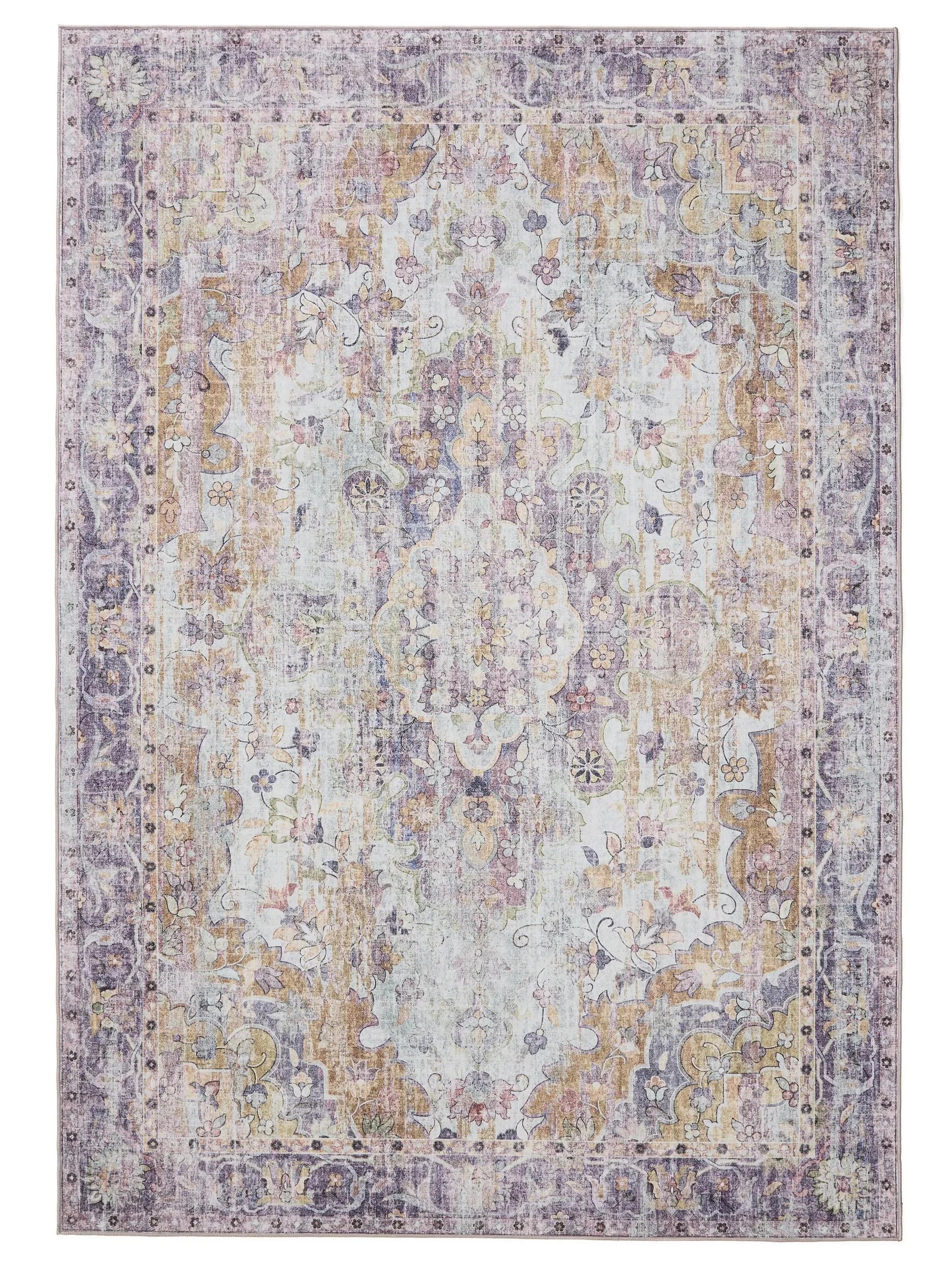 Covor lavabil George Multicolour/Purple 