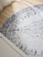 Covor lavabil George Black/Grey 